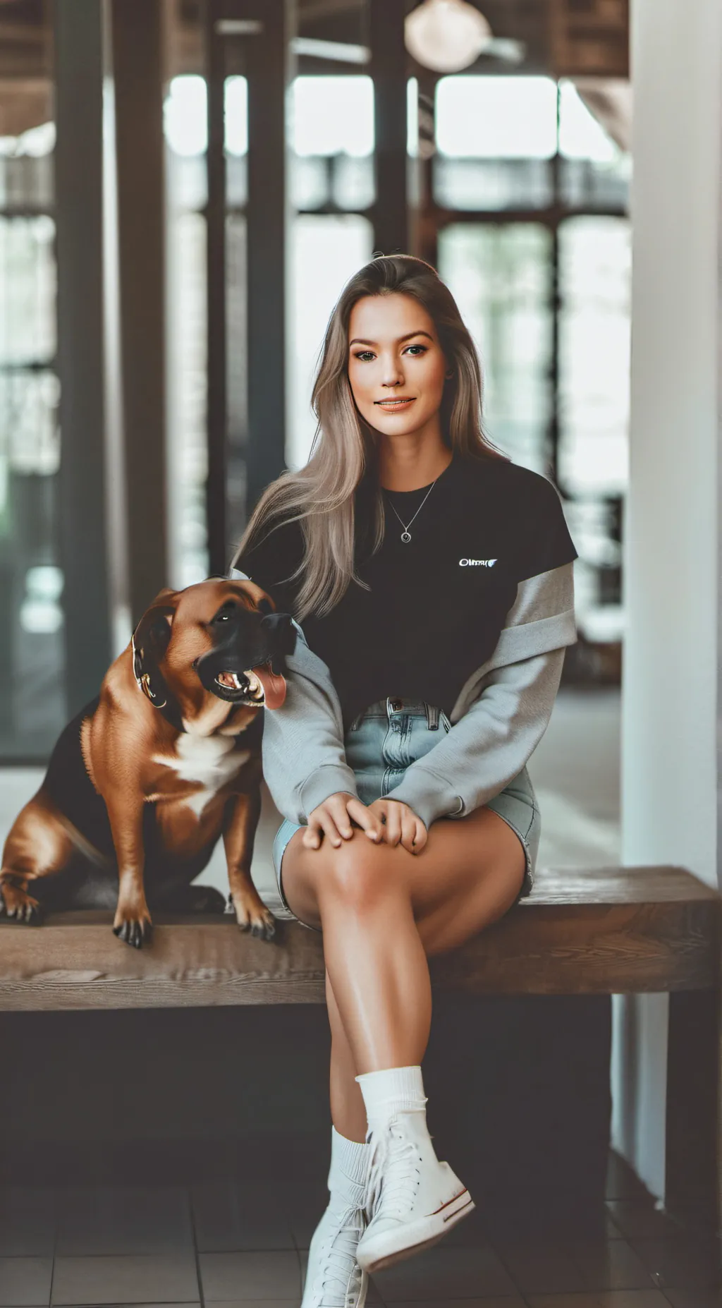 ai character: Maddie background