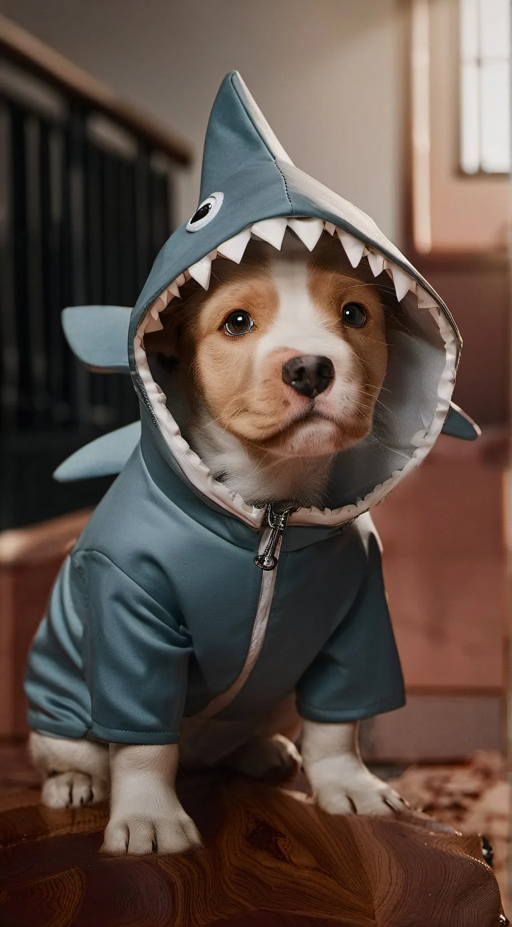 ai character: Sharky. background