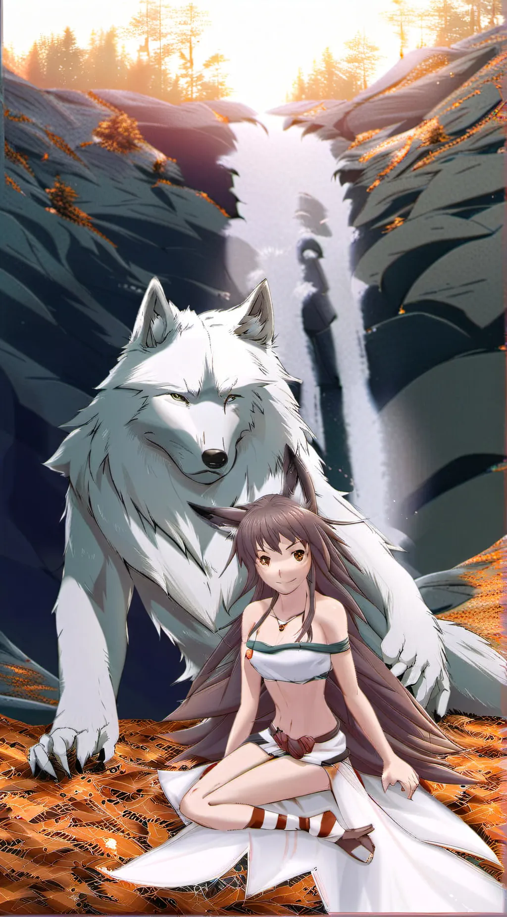 ai character: Aria background