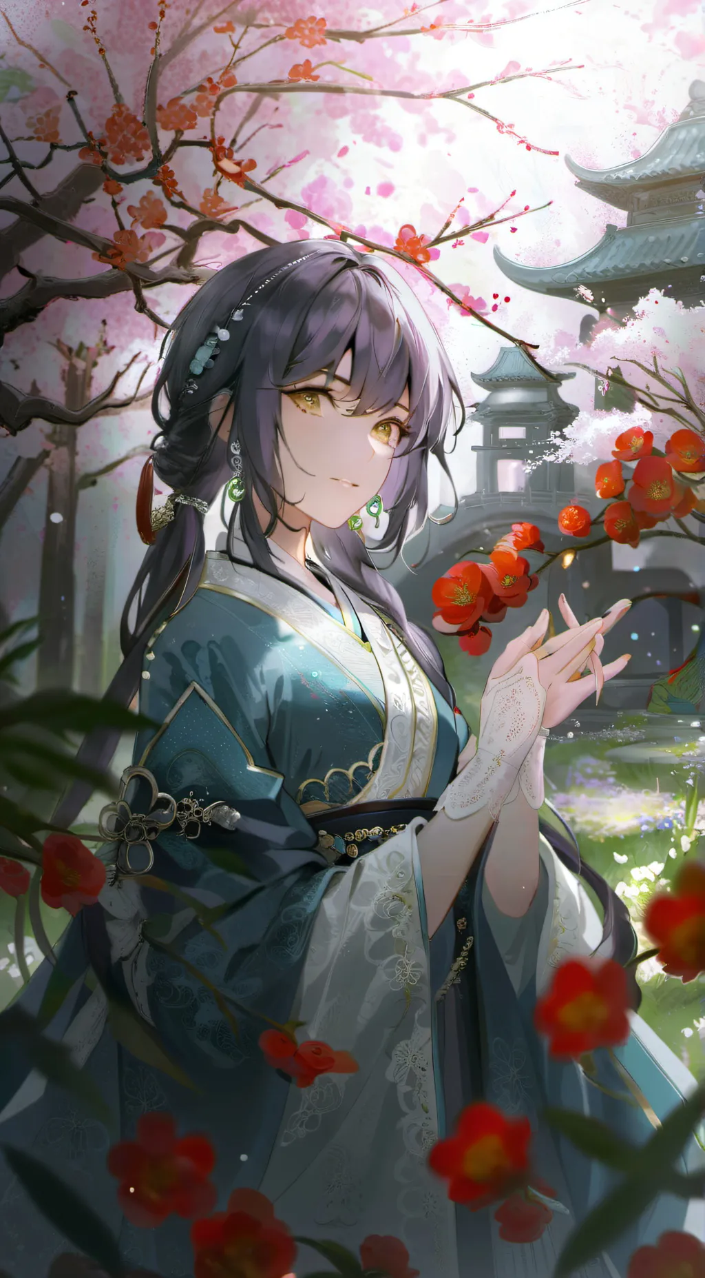 ai character: Yumitsuki background