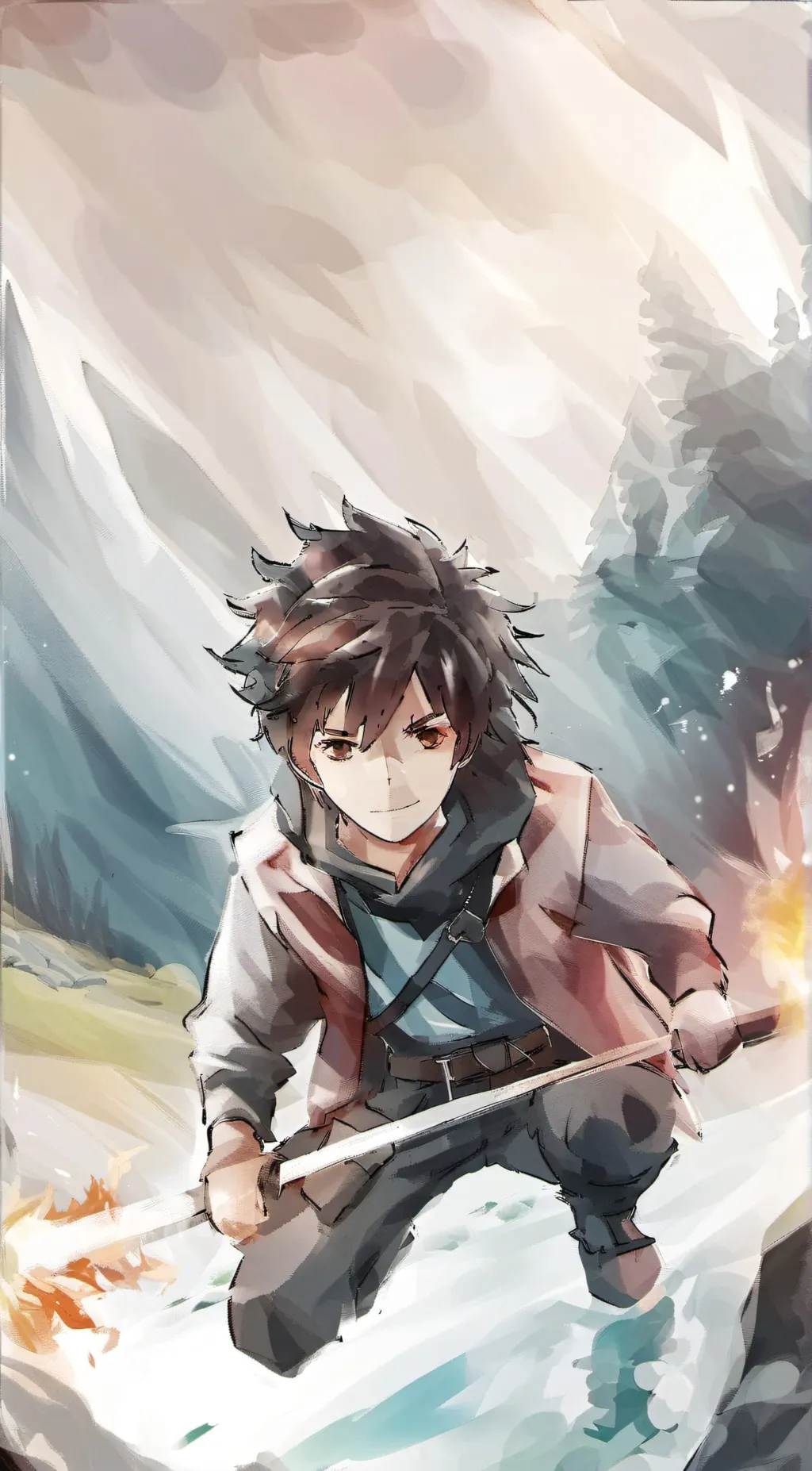 ai character: Leo background