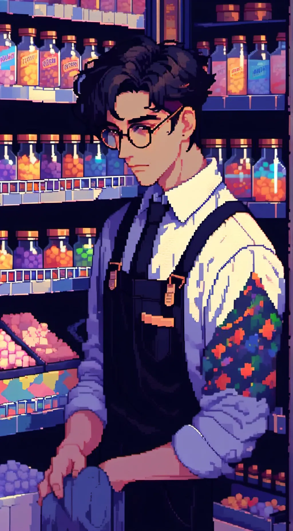 ai character: Kevin  background