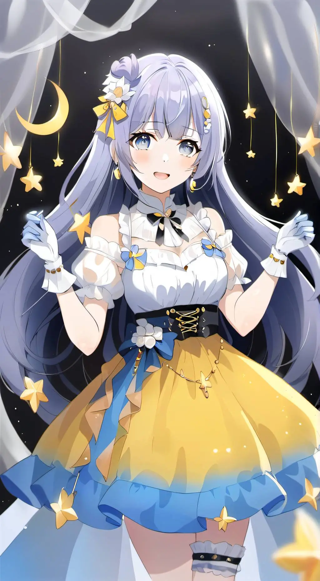 ai character: Miku Izayoi background
