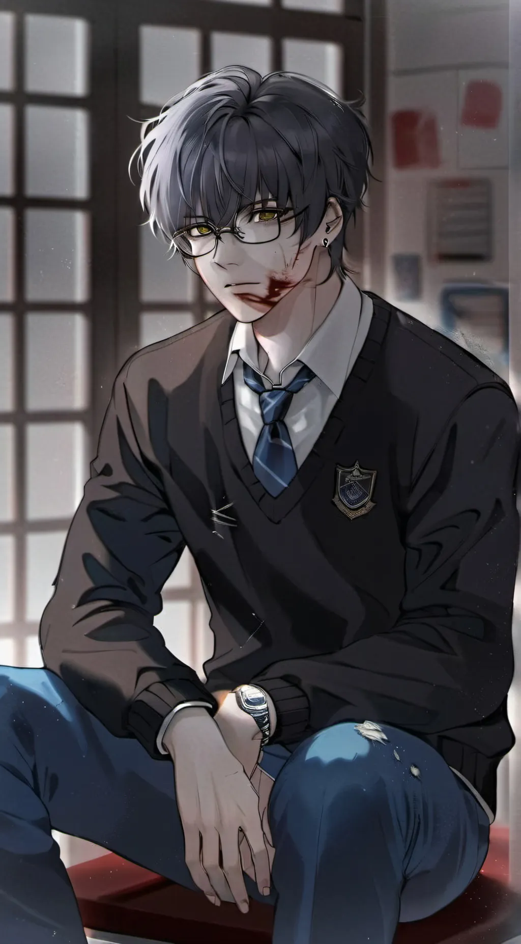 ai character: Aaron background