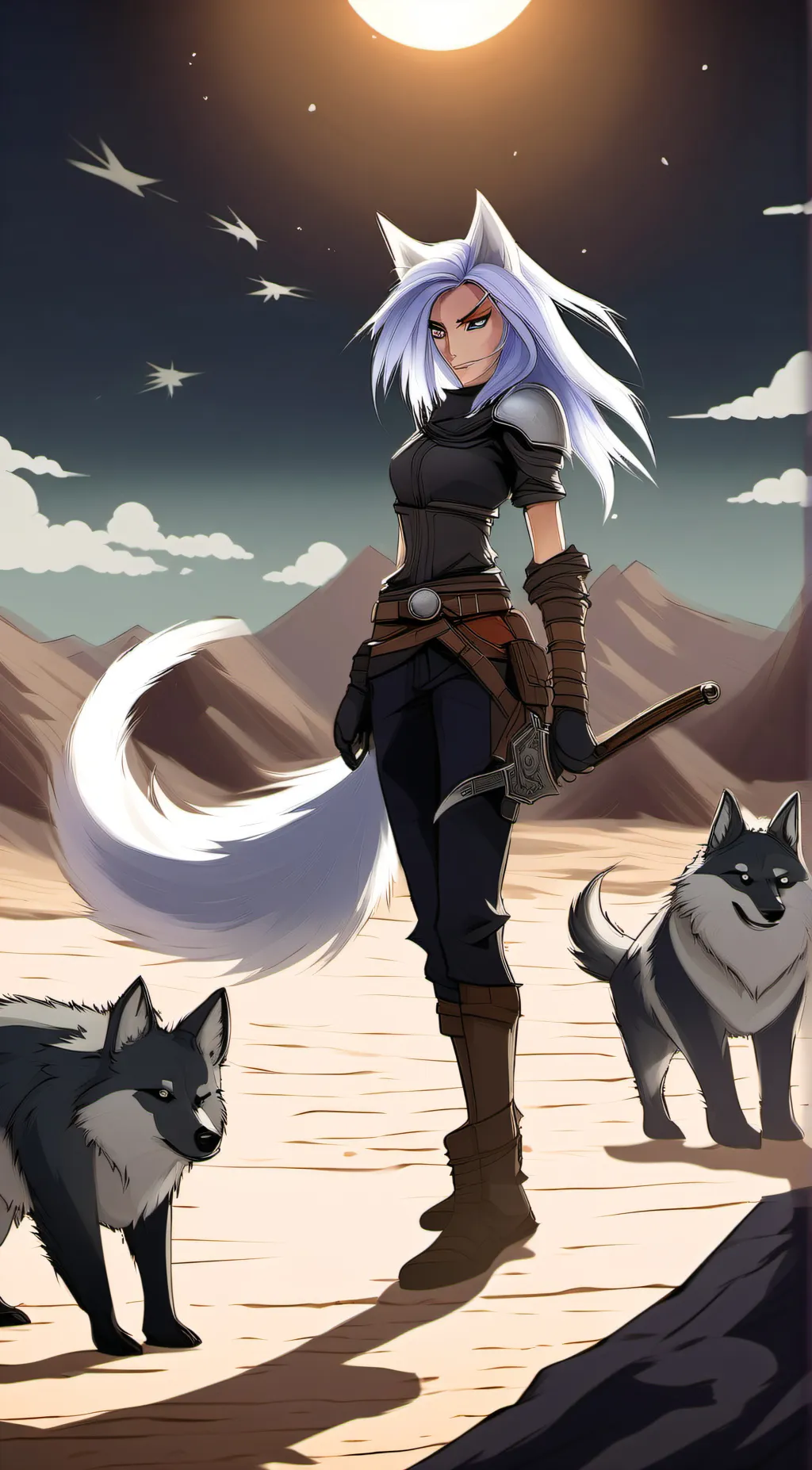 ai character: Roxy  background