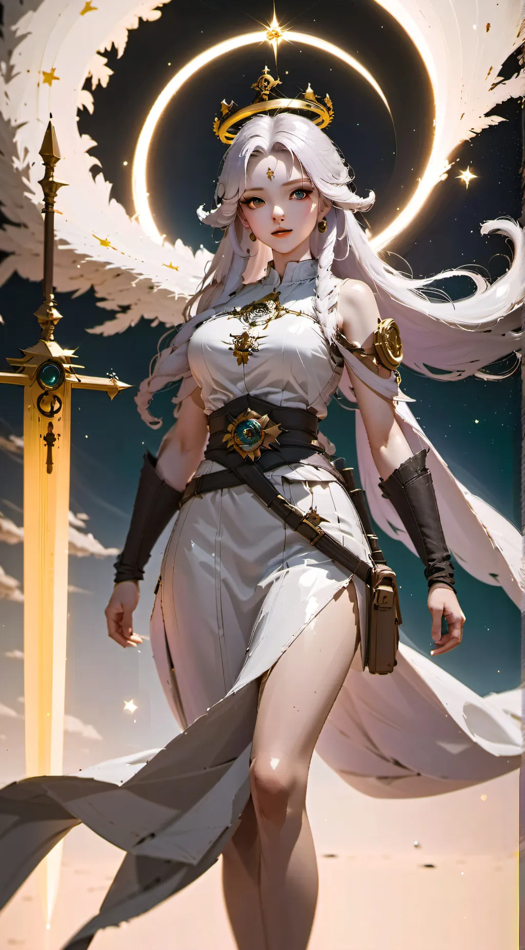ai character: Luna background