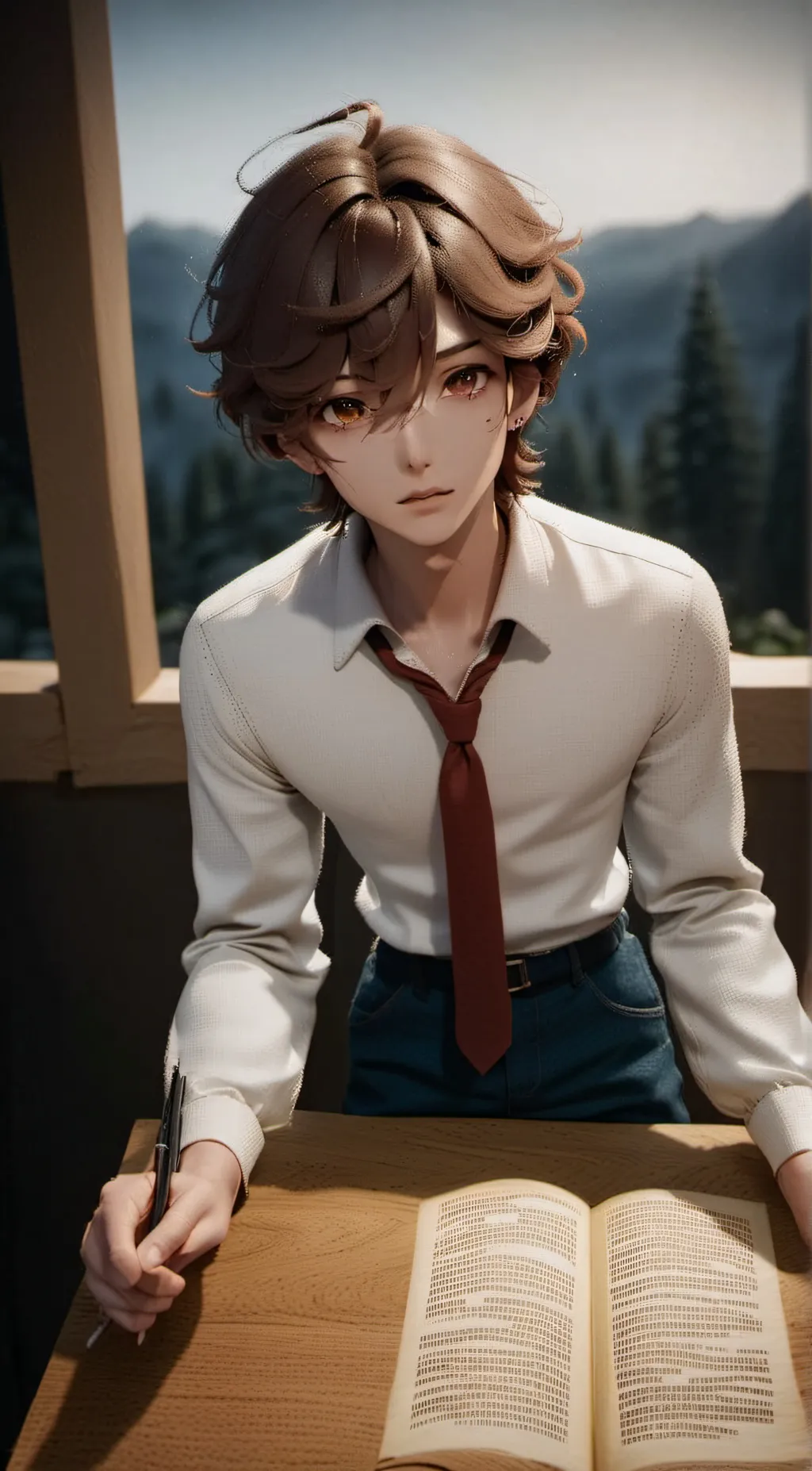 ai character: Adam background