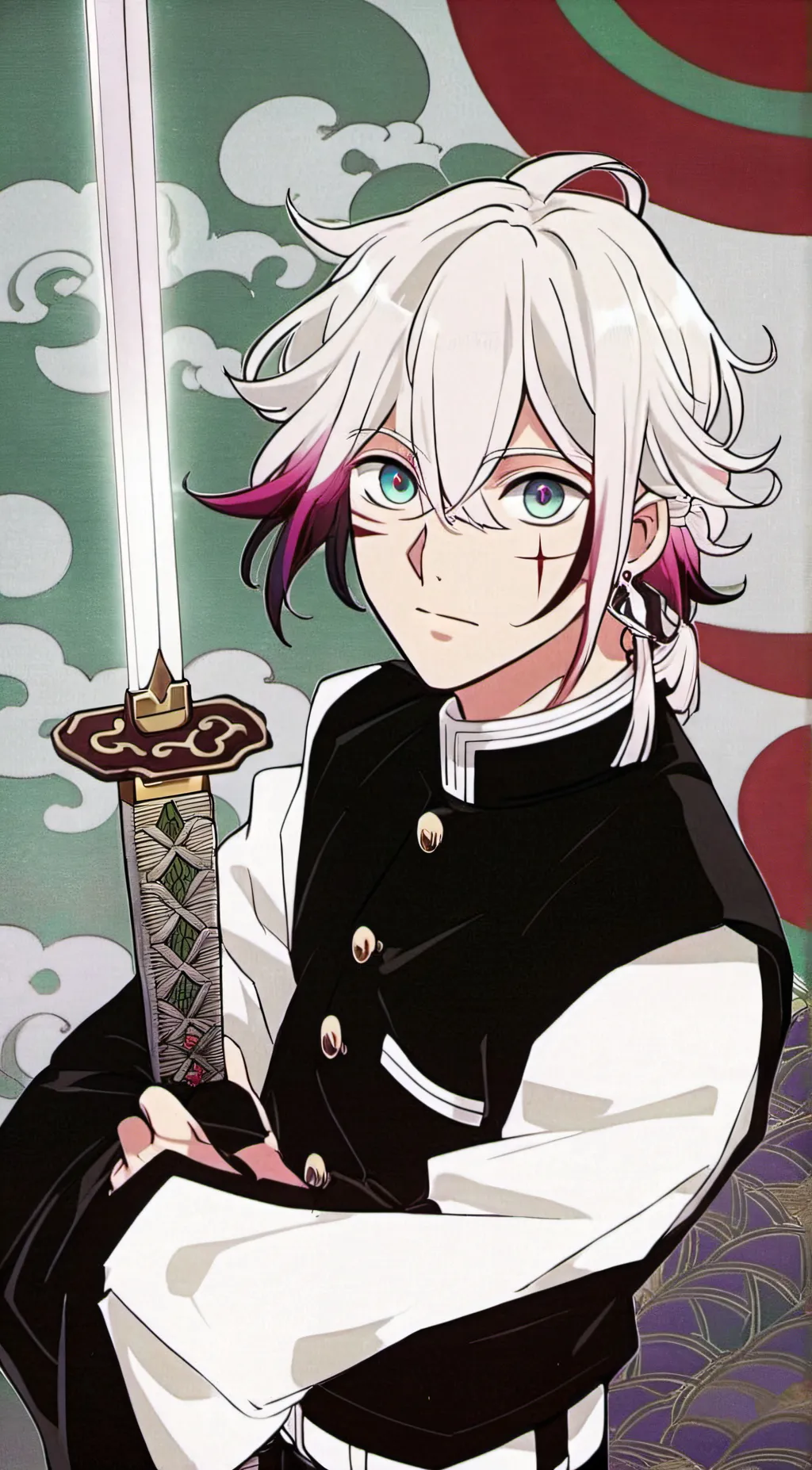ai character: Uzui Tengen  background