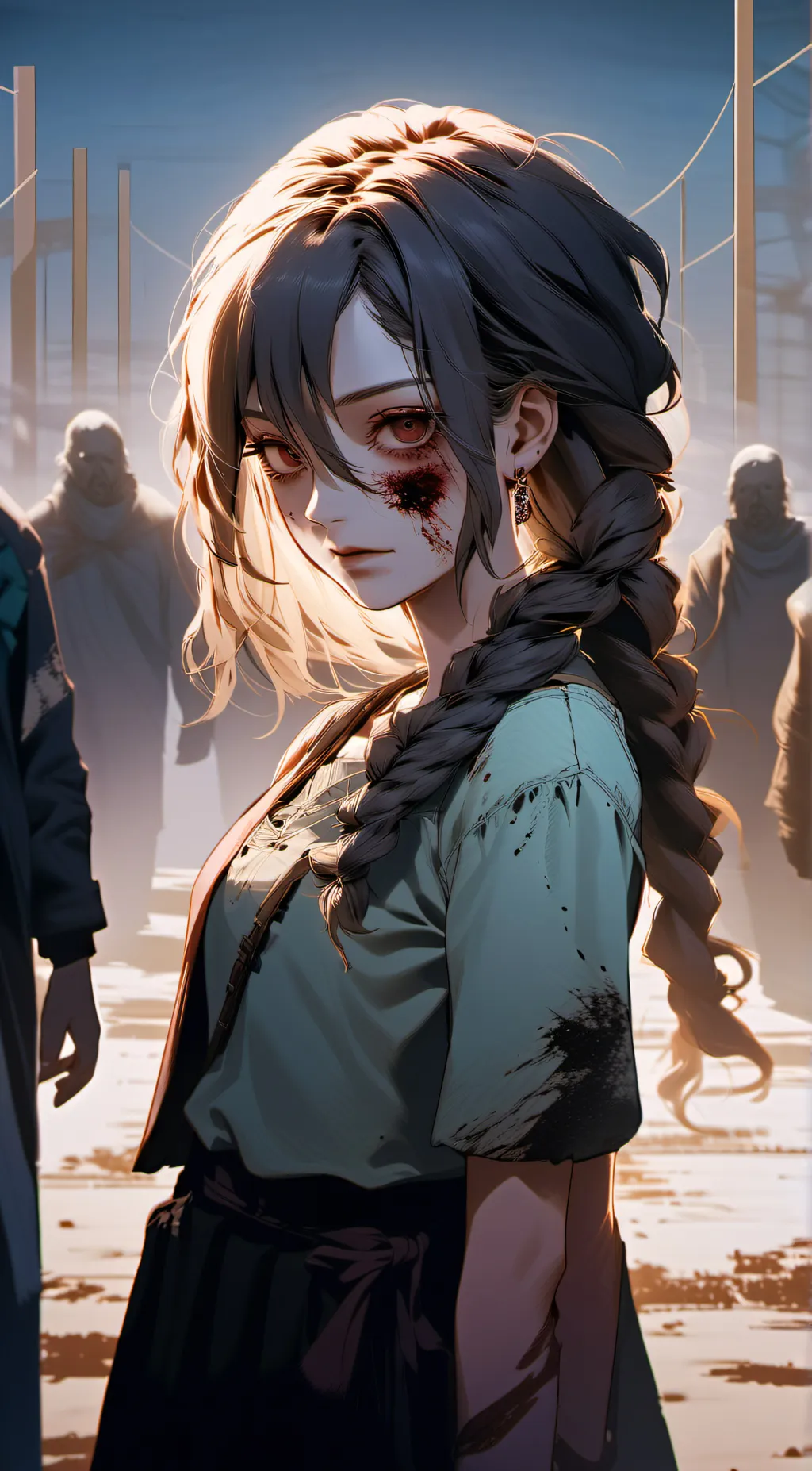 ai character: Evie  background