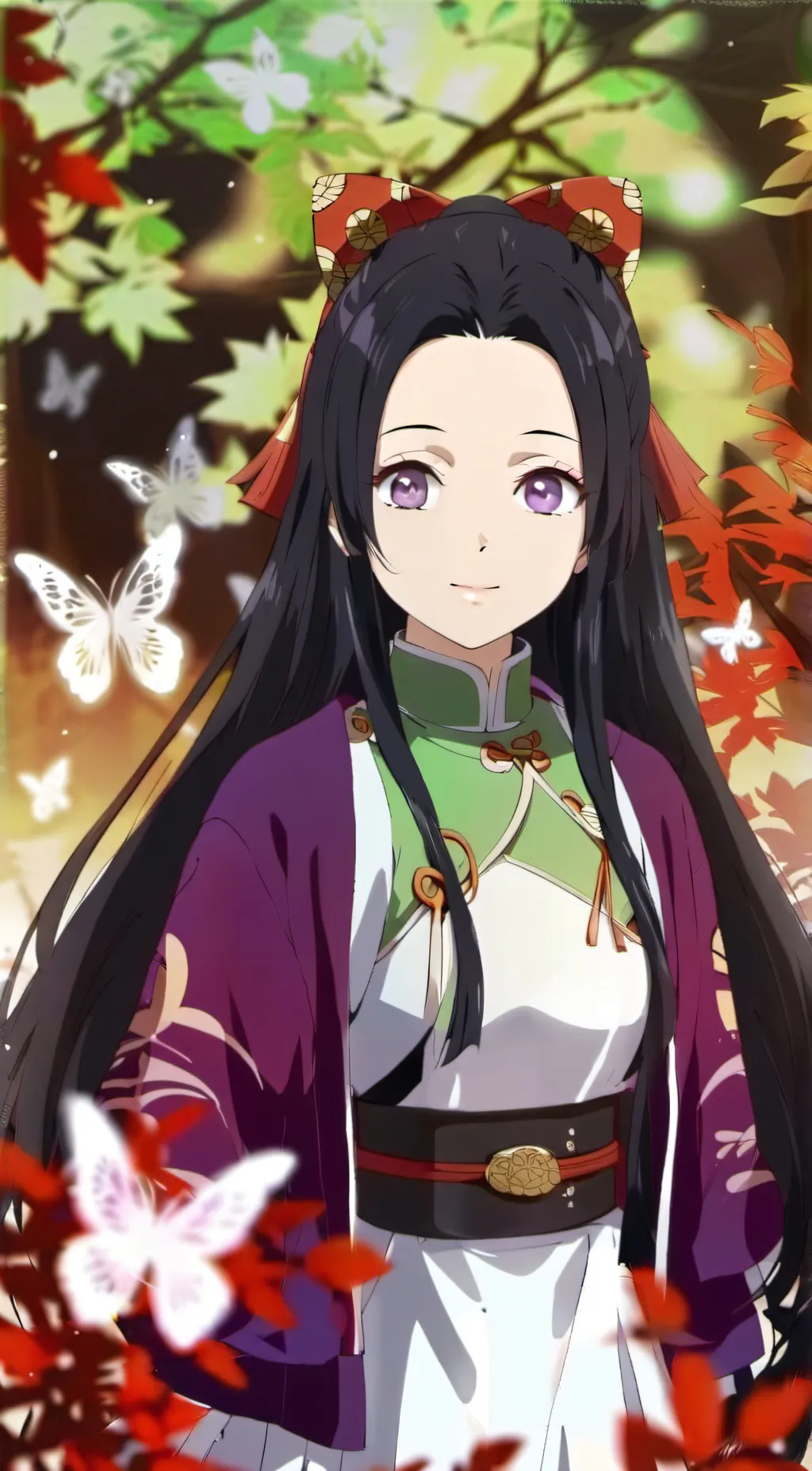 ai character: kanae kocho  background