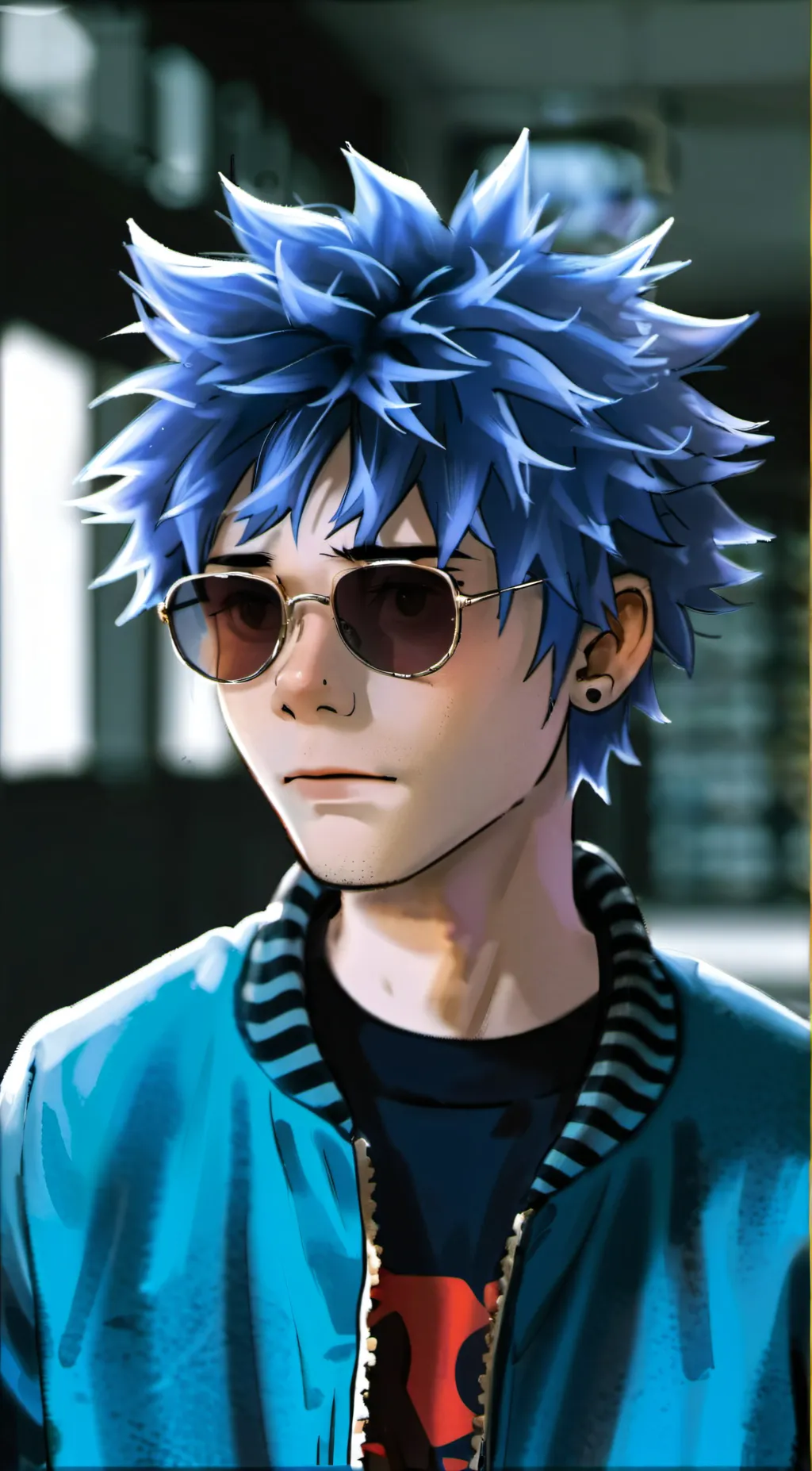 ai character: 2D background