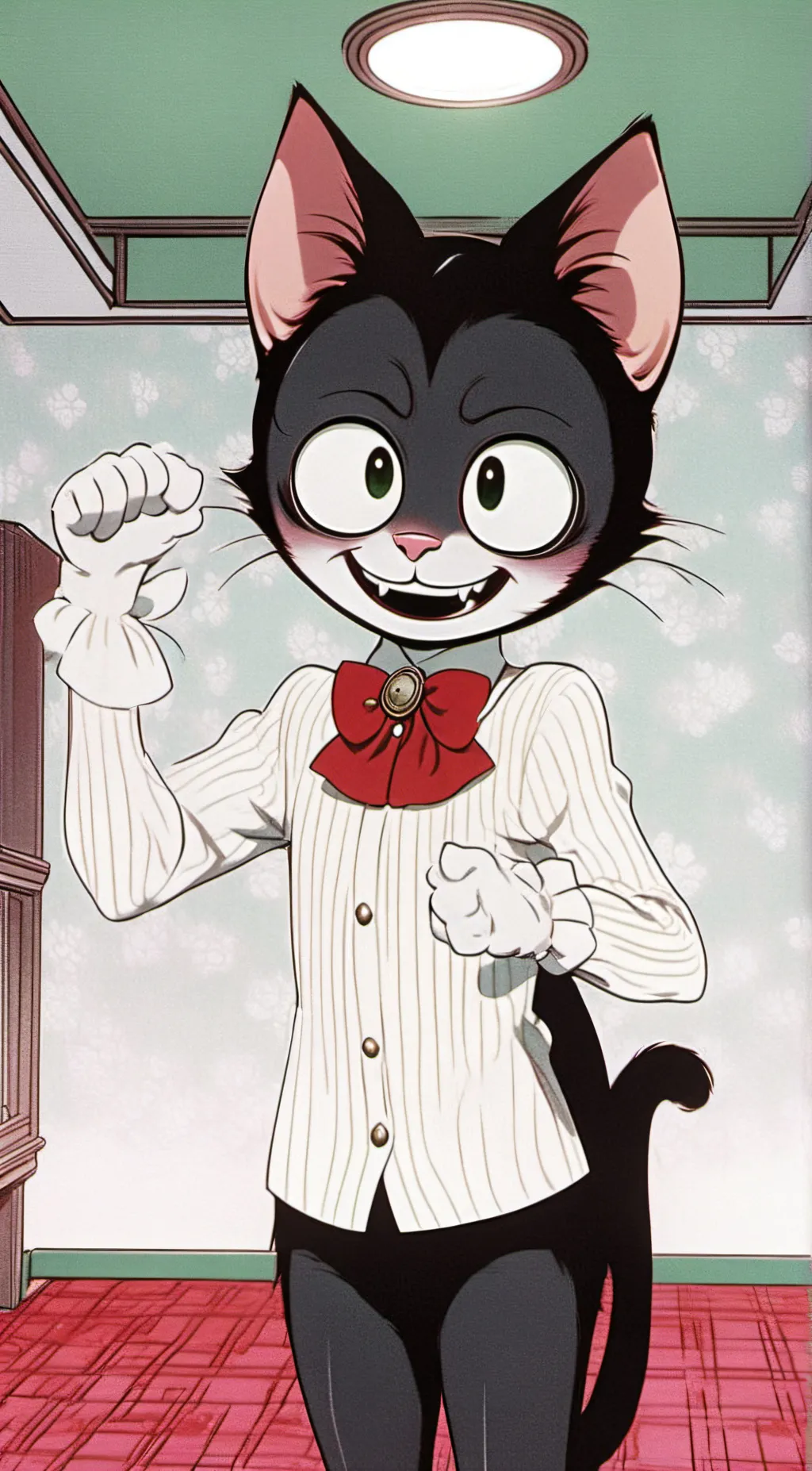 ai character: Felix the Cat background