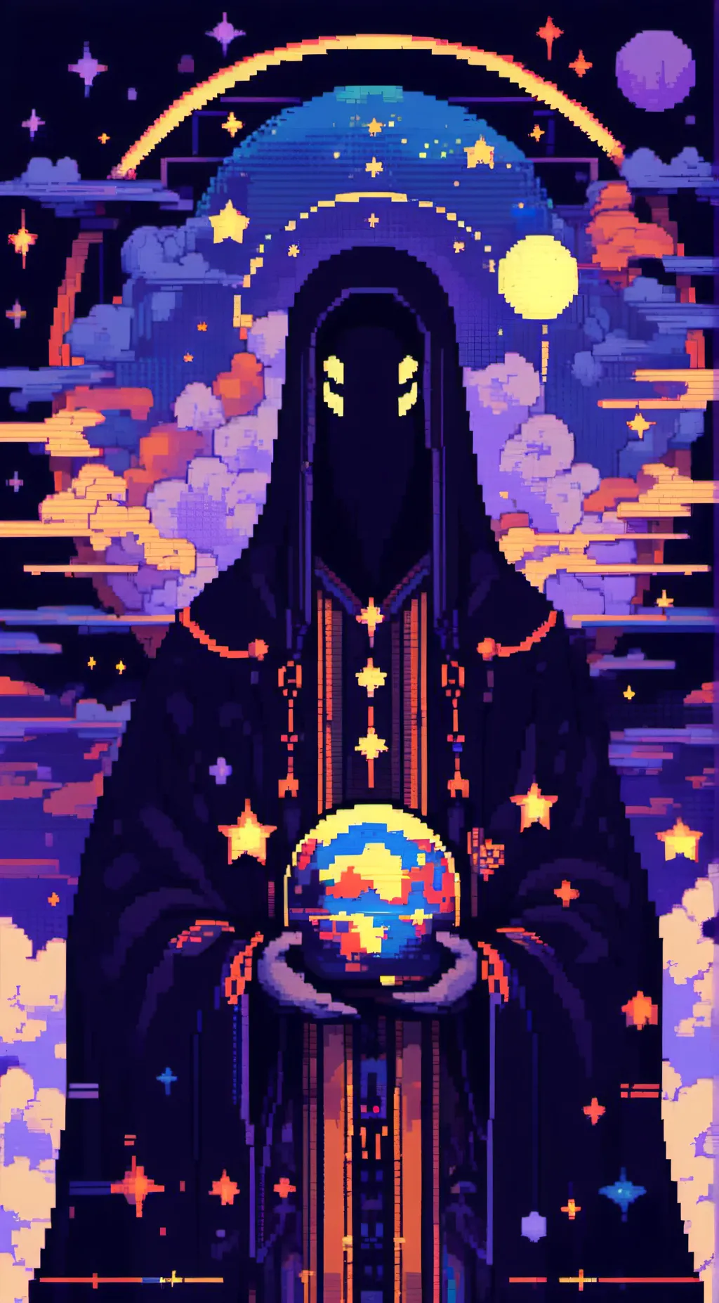 ai character: the faceless background