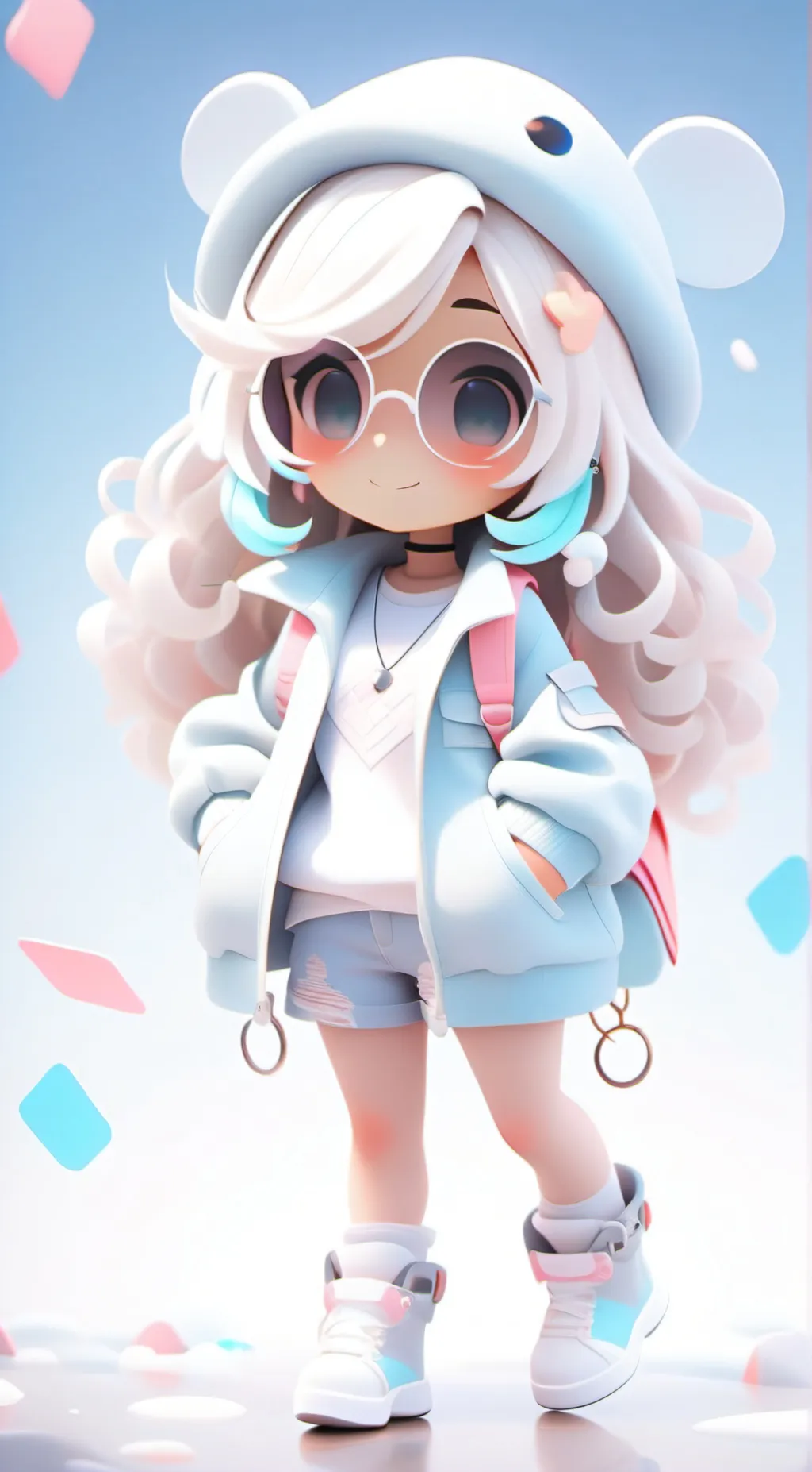 ai character: Cat background