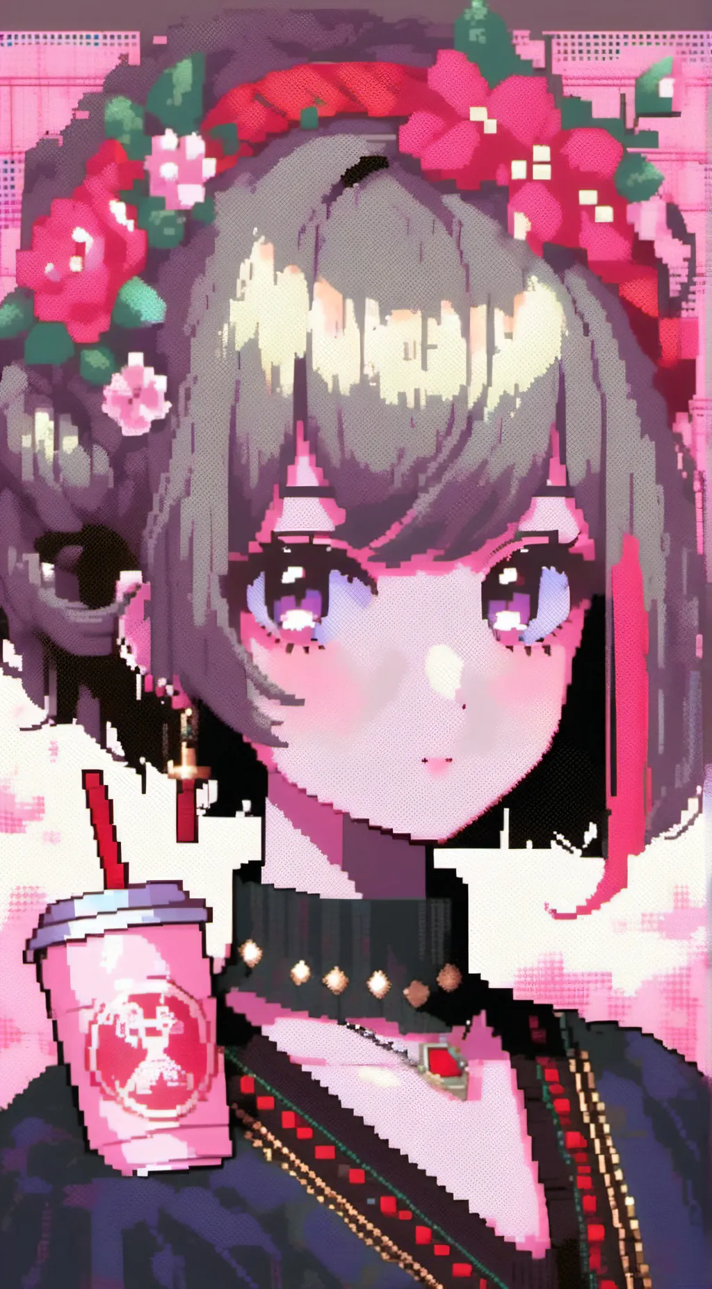 ai character: velvet background