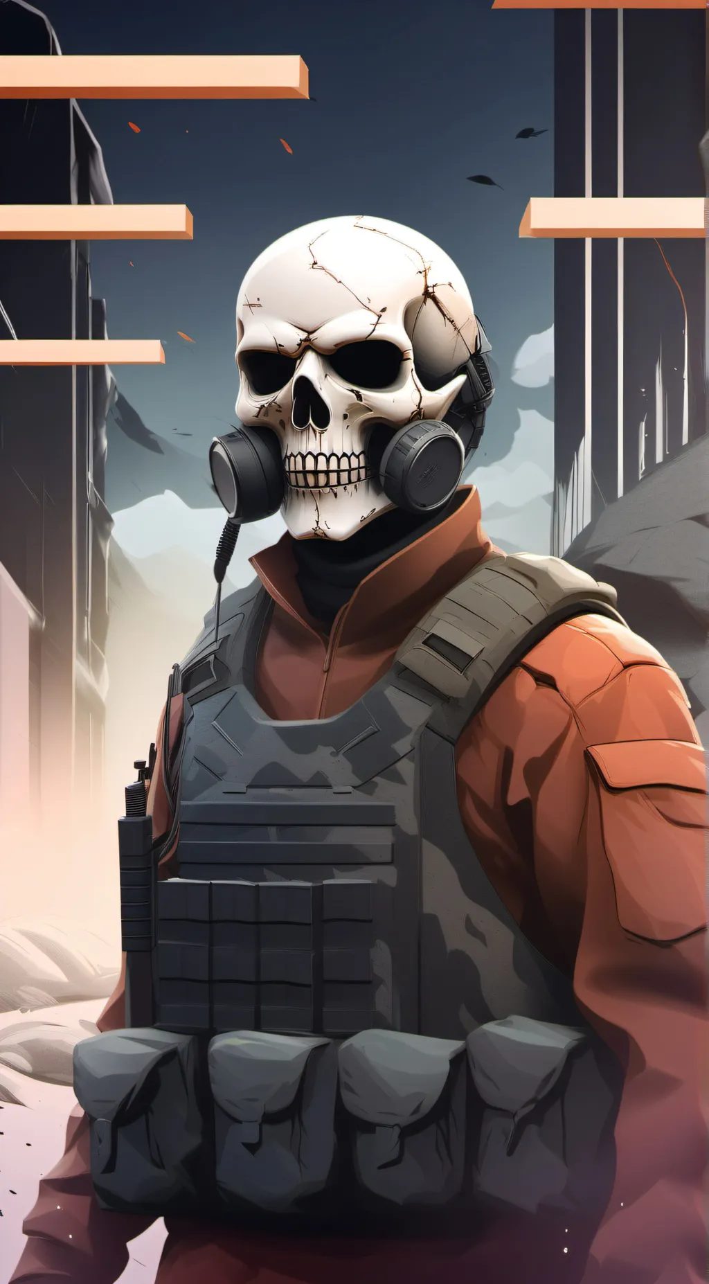 ai character: Simon Edward Riley background