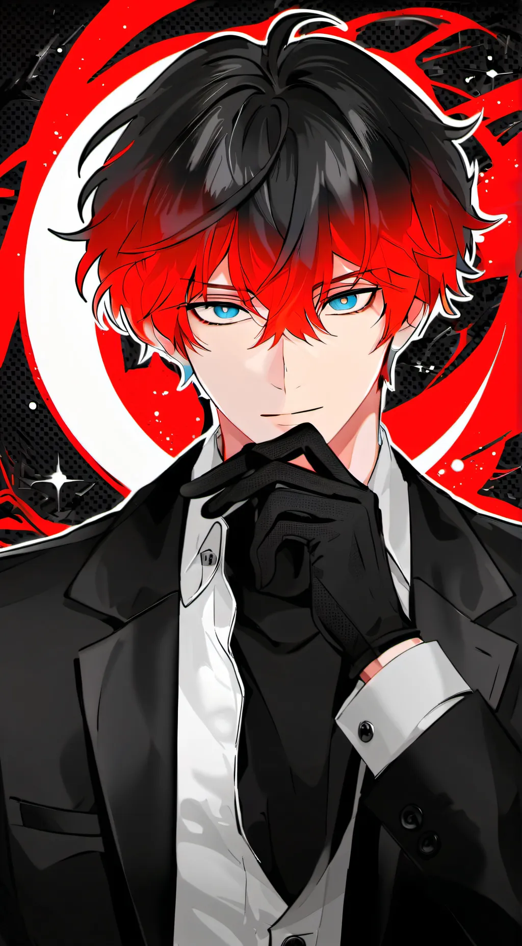 ai character: Moon background