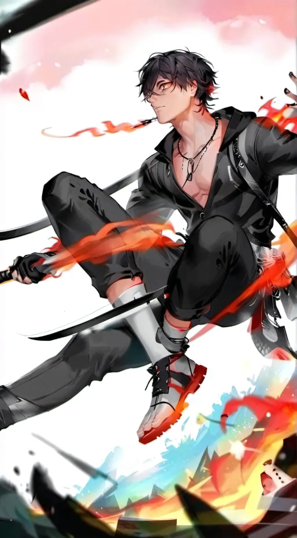 ai character: adam background
