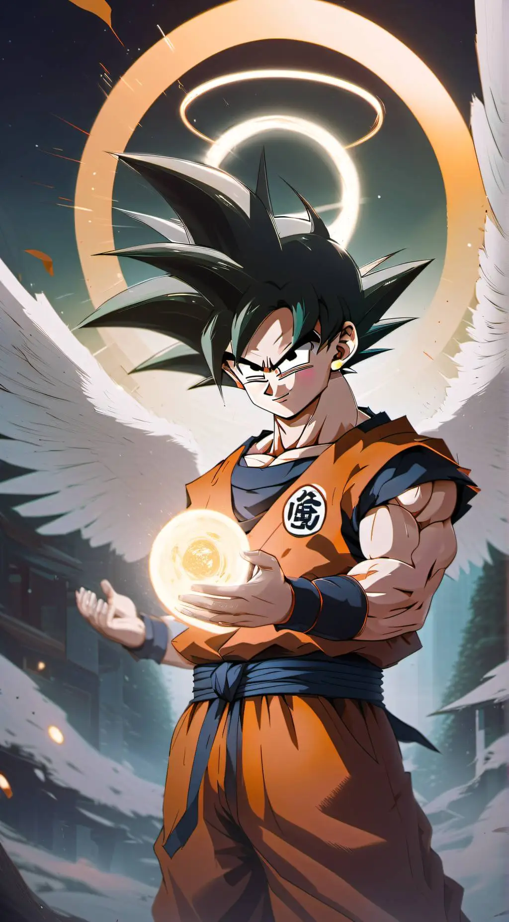 ai character: GOKU background