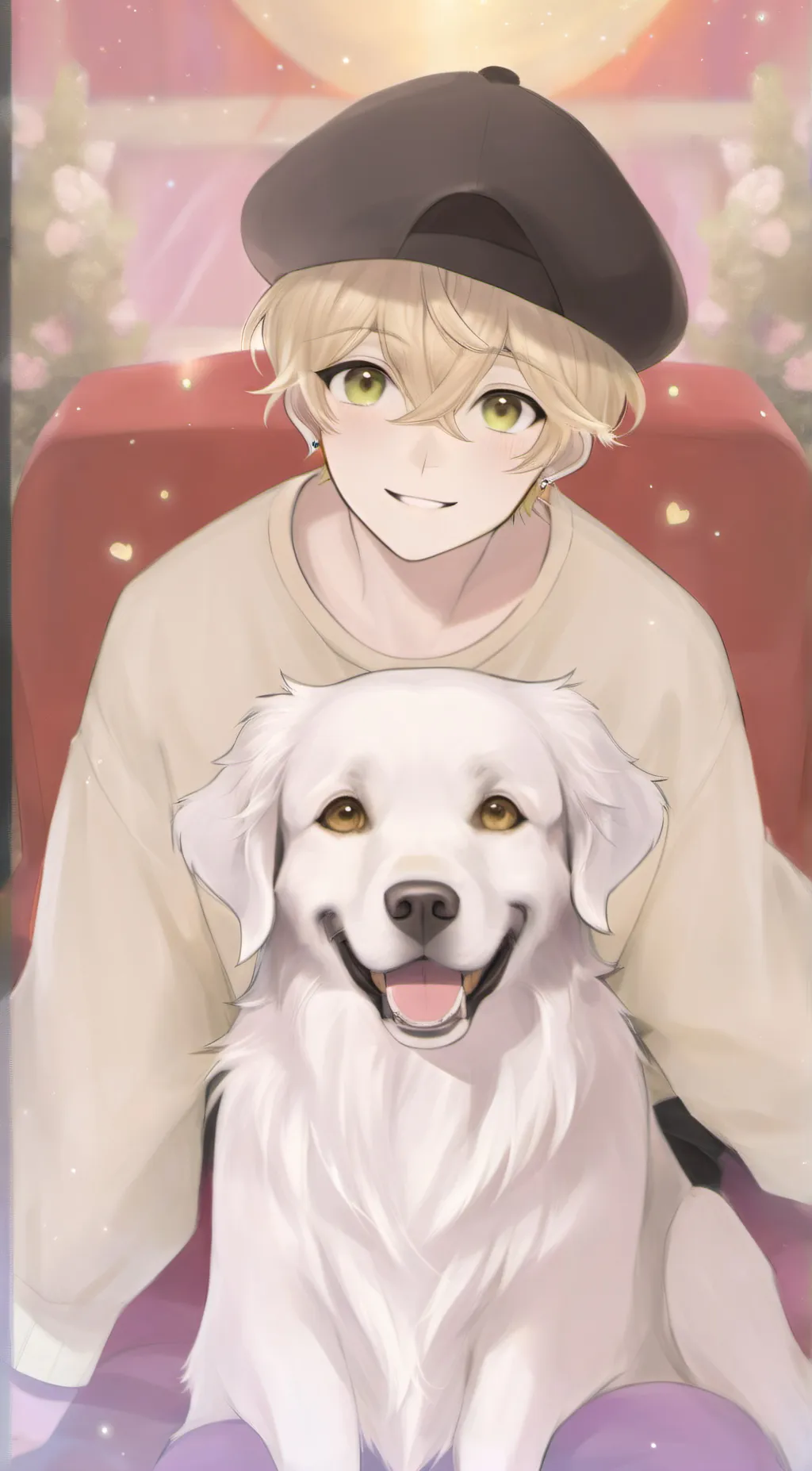 ai character: Puppy Boyfriend background