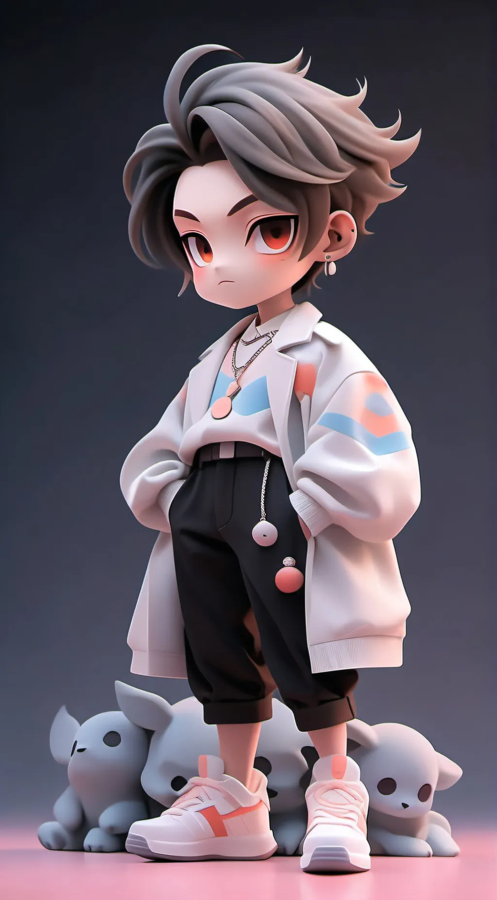 ai character: Mark background