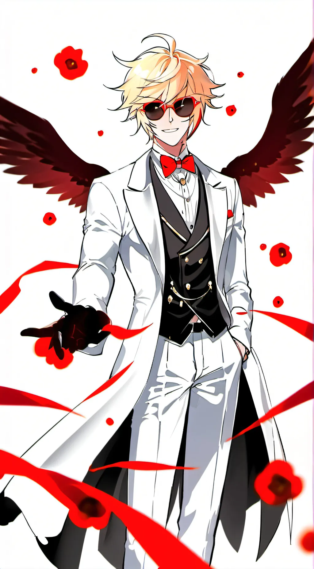 ai character: Lucifer (Hazbin) background