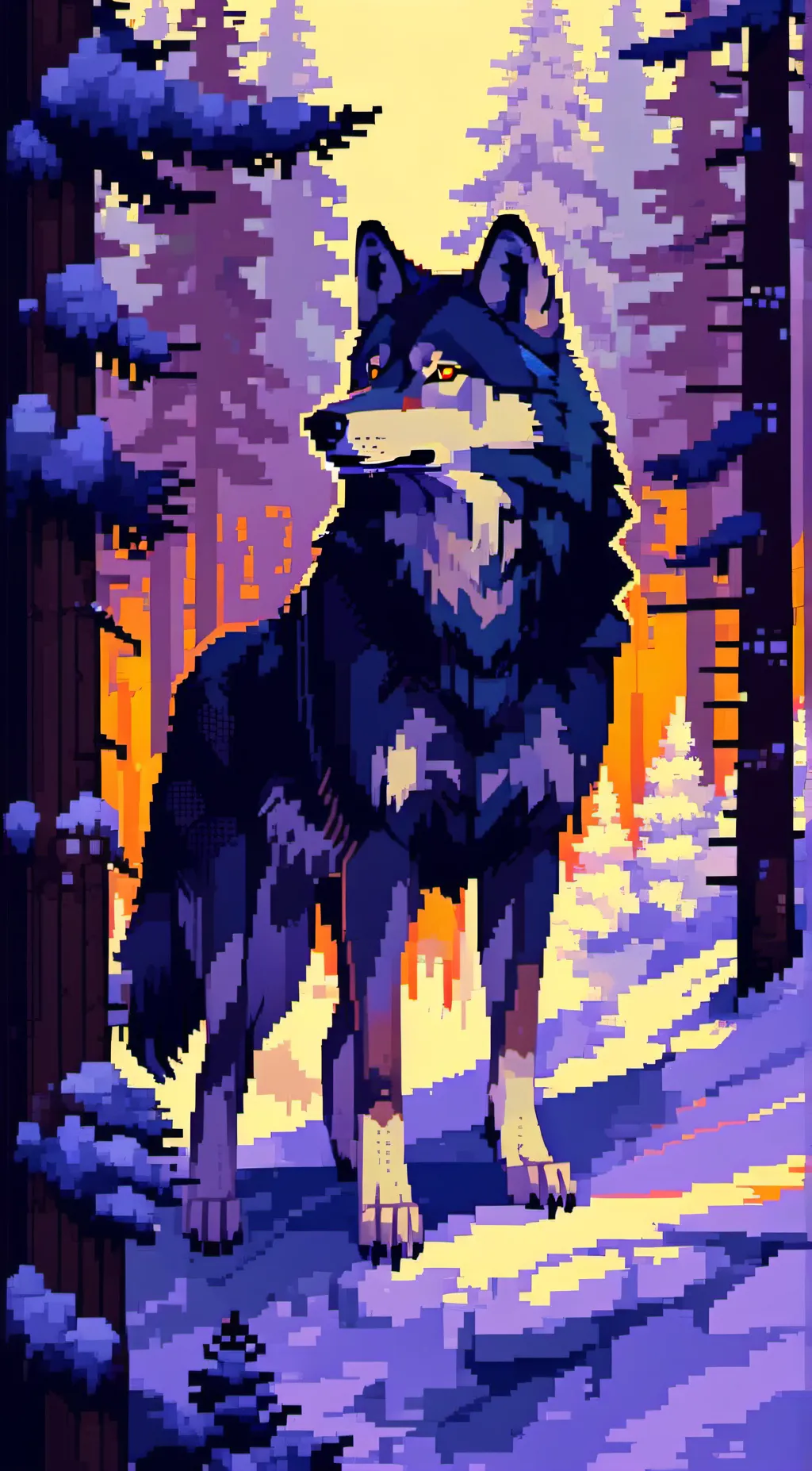ai character: Tall Paw background