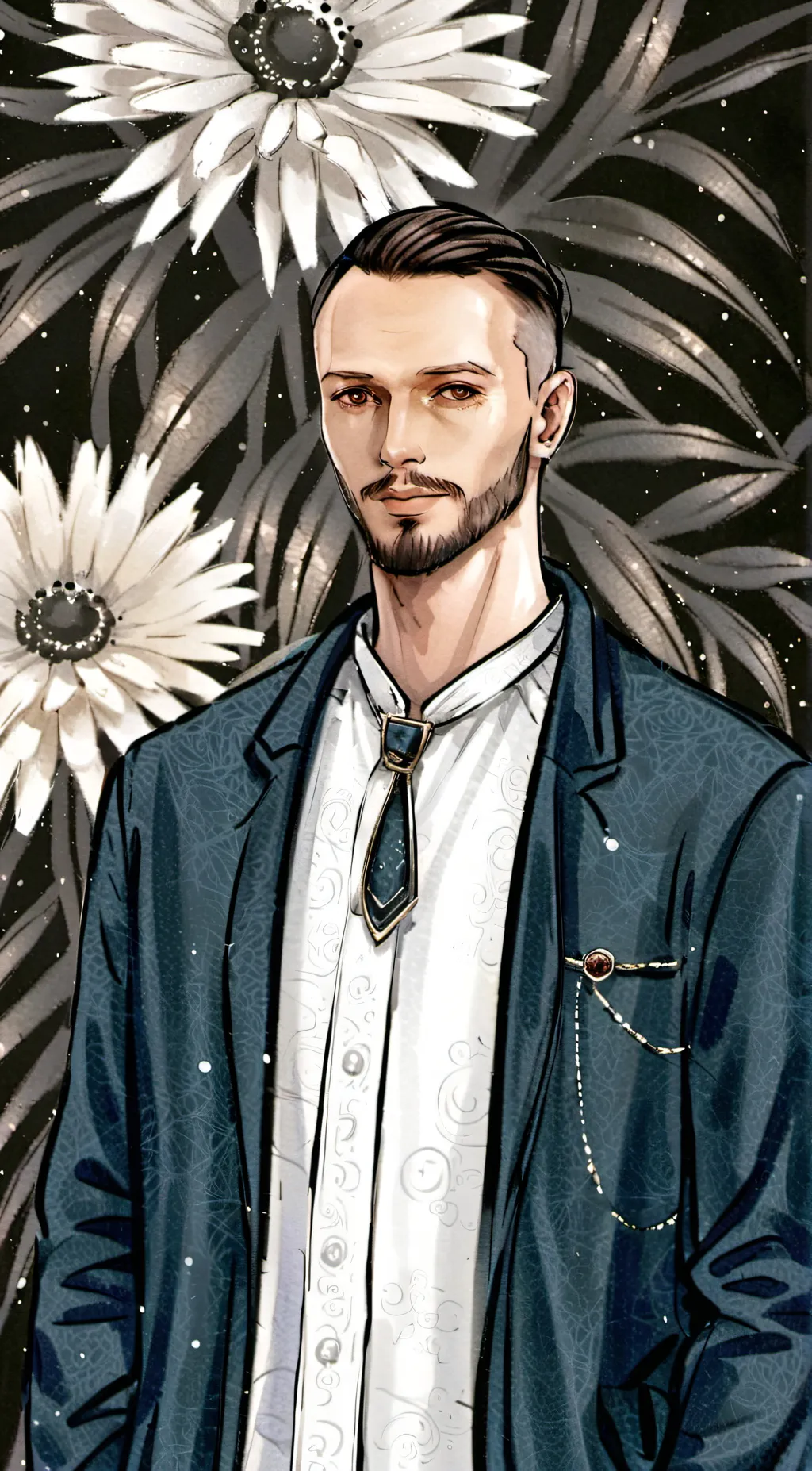 ai character: John green background