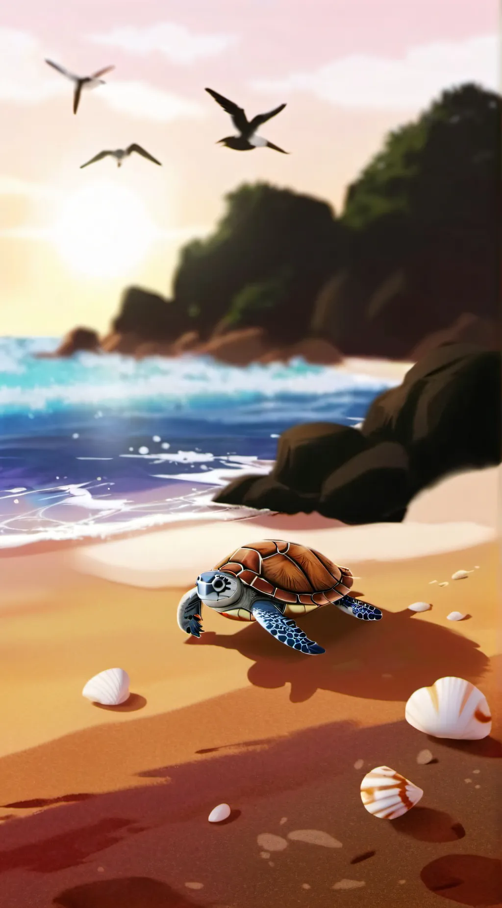 ai character: TuRtLe GuY background