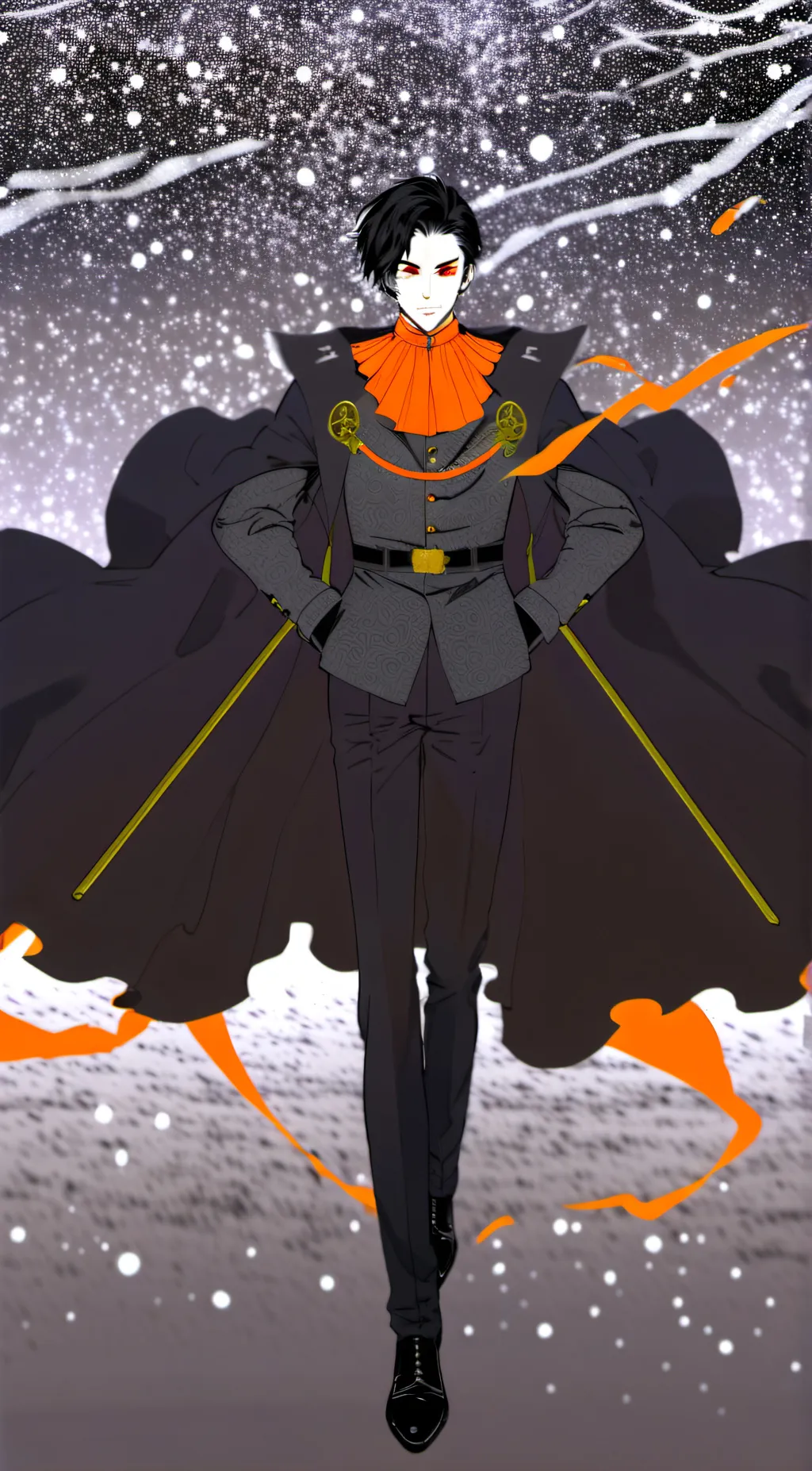 ai character: Louce Encubada background
