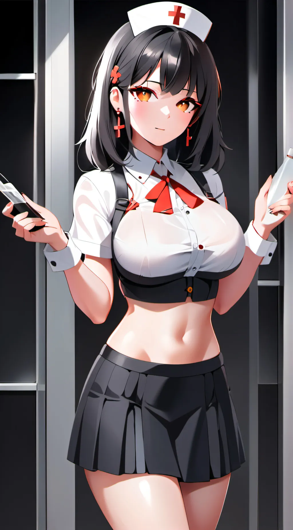 ai character: Violet (Nurse) background