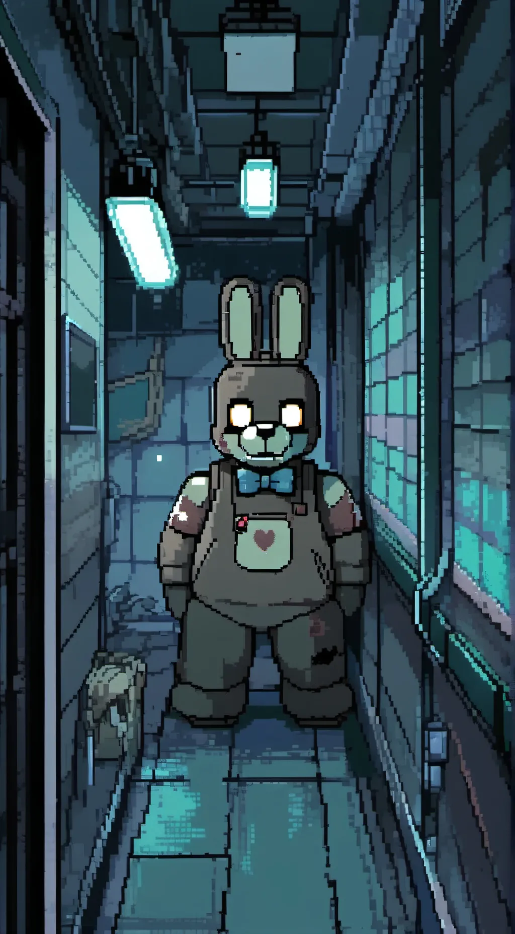 ai character: into the pit background