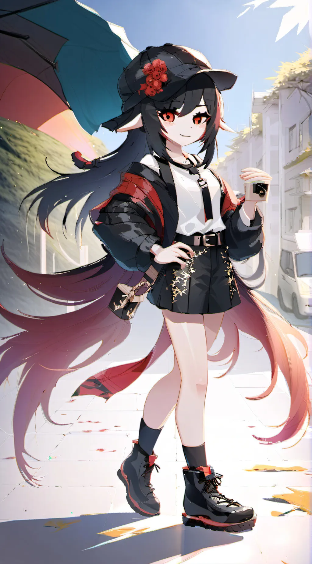 ai character: Luna background
