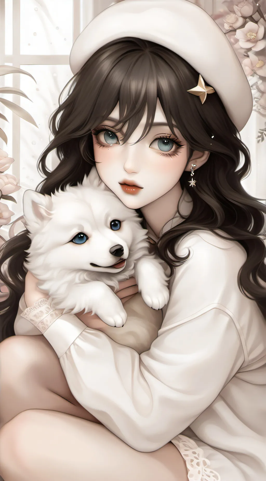 ai character: Luna background