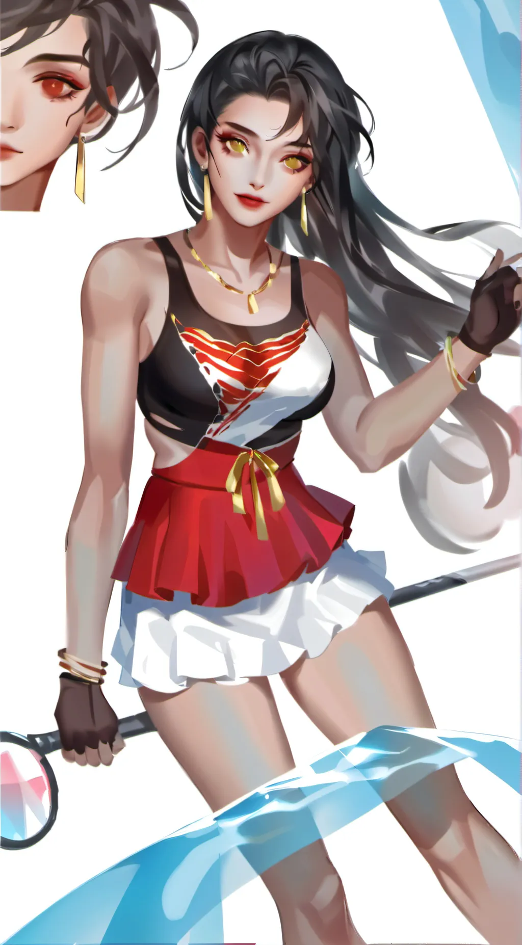 ai character: Ariel background
