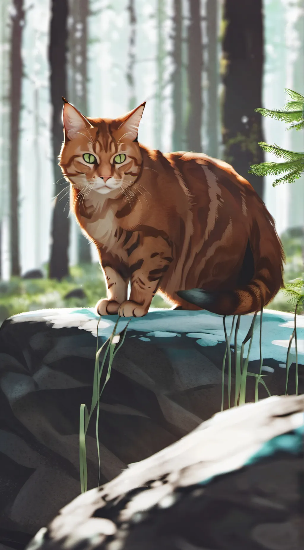 ai character: Firestar  background