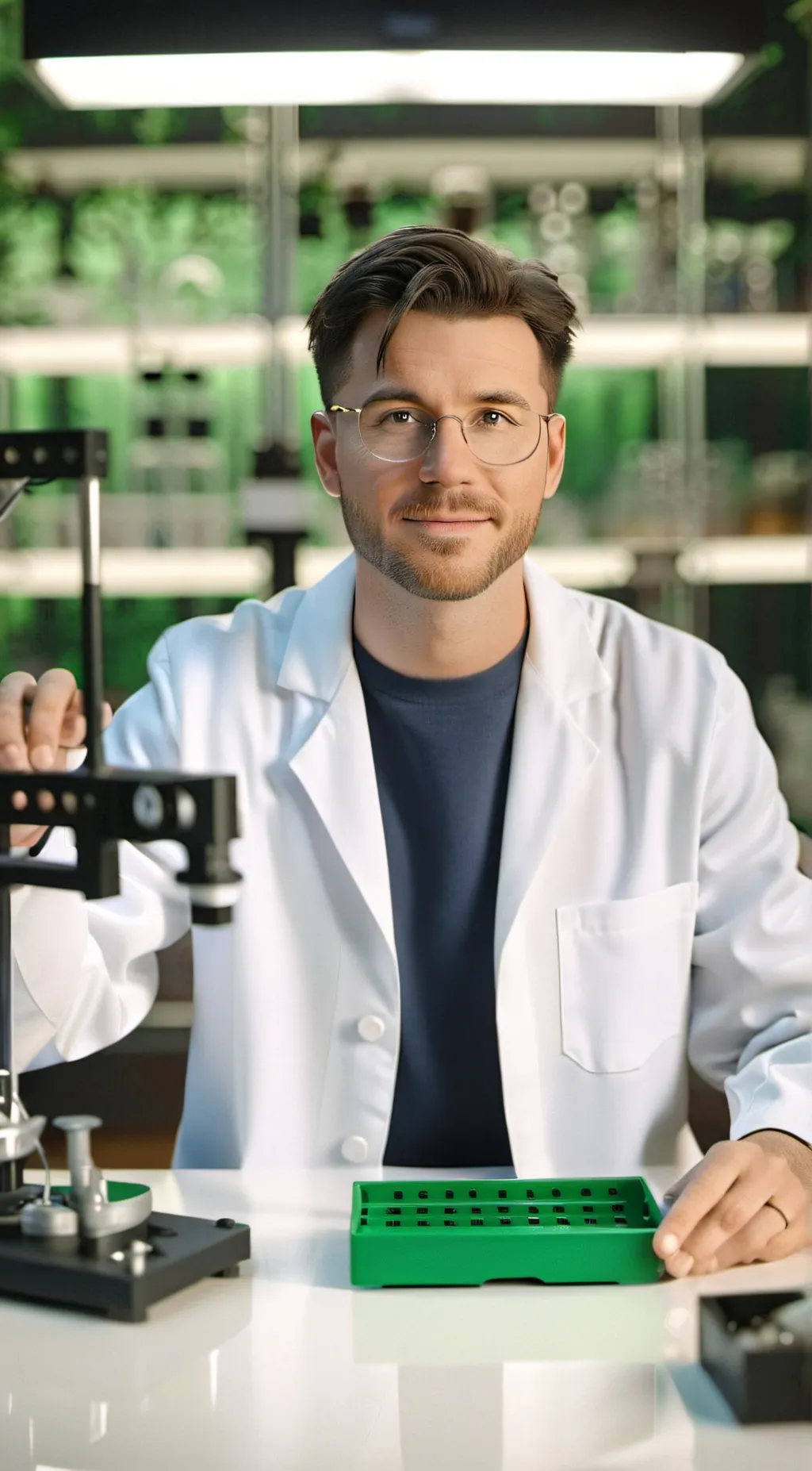 ai character: Mark Rober (oh no) background