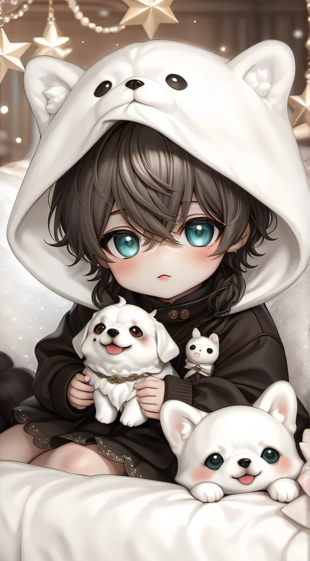 ai character: max a Wolf. background
