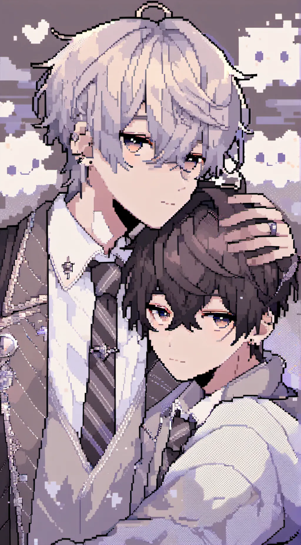 ai character: ✤asher & max✩ background