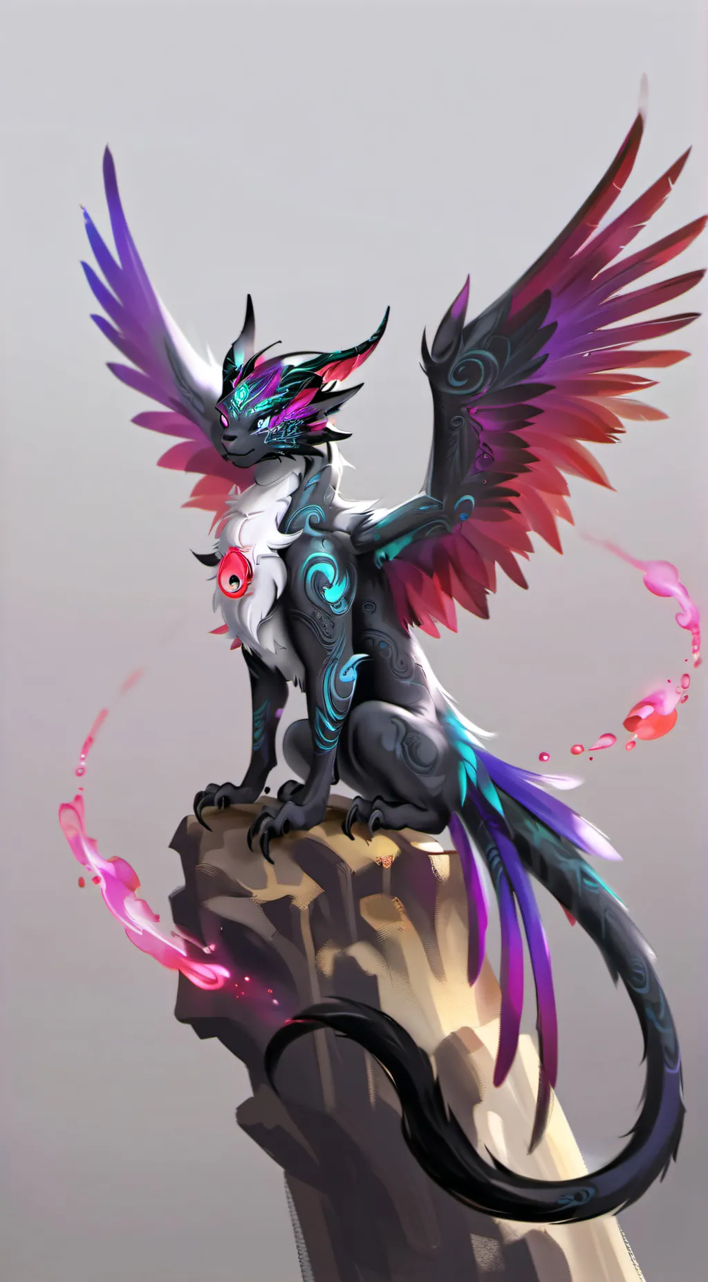 ai character: Greyra background