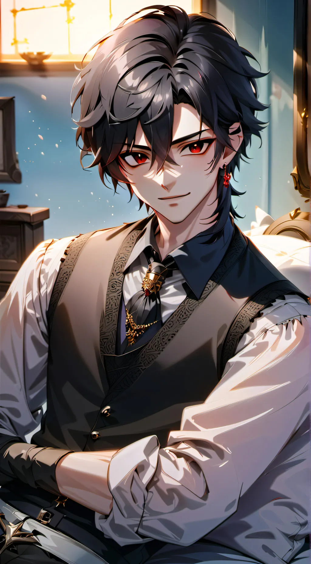 ai character: Sebastian background