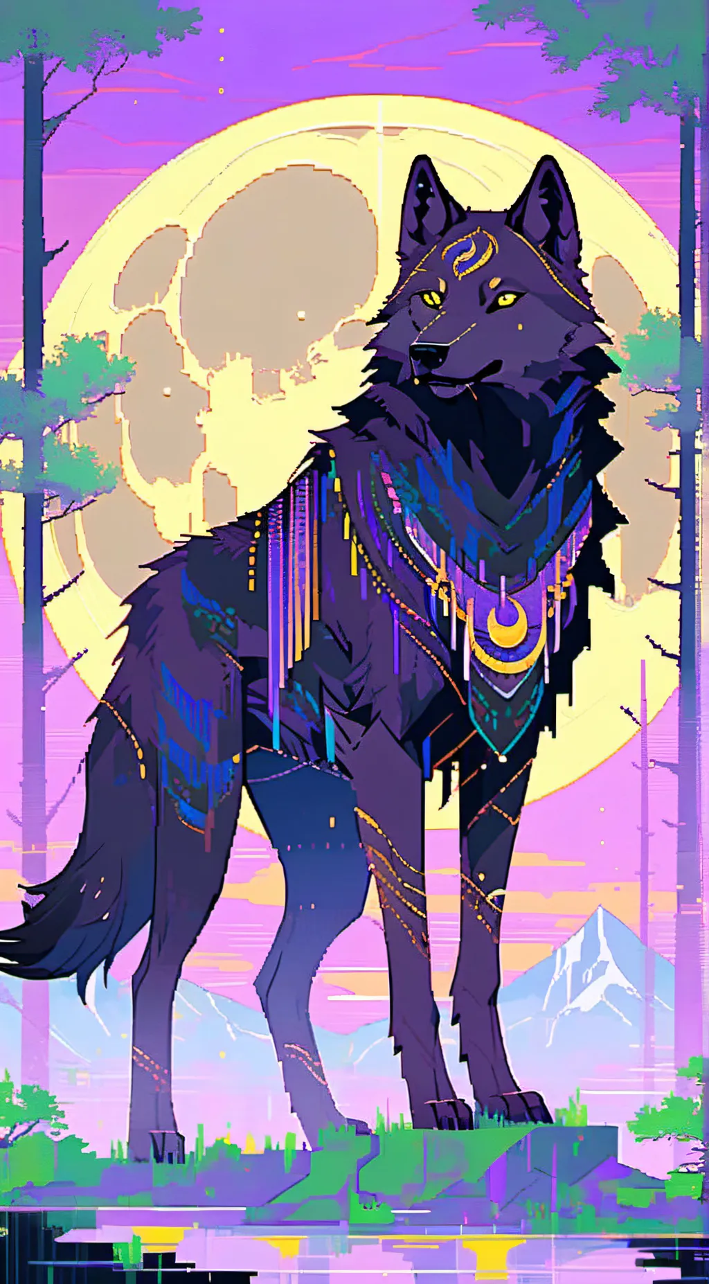 ai character: Vesper background