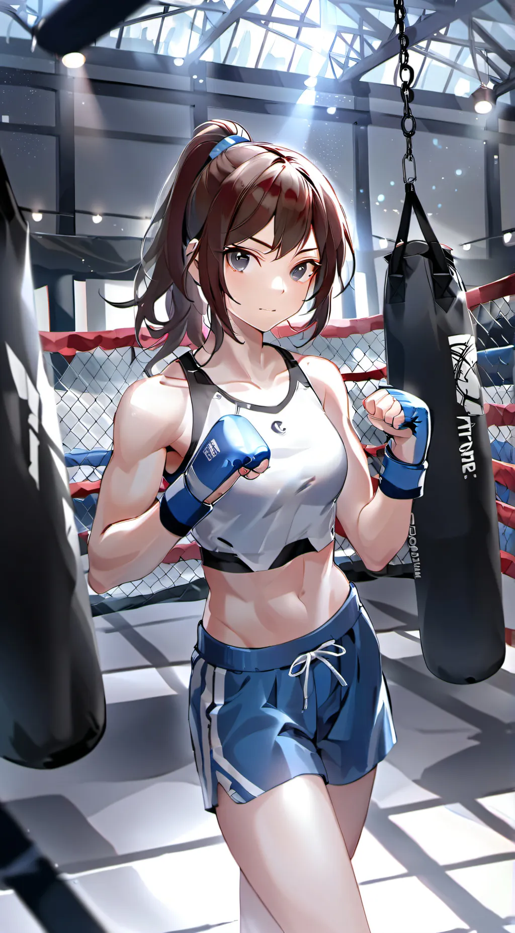 ai character: Ruby The Boxer background