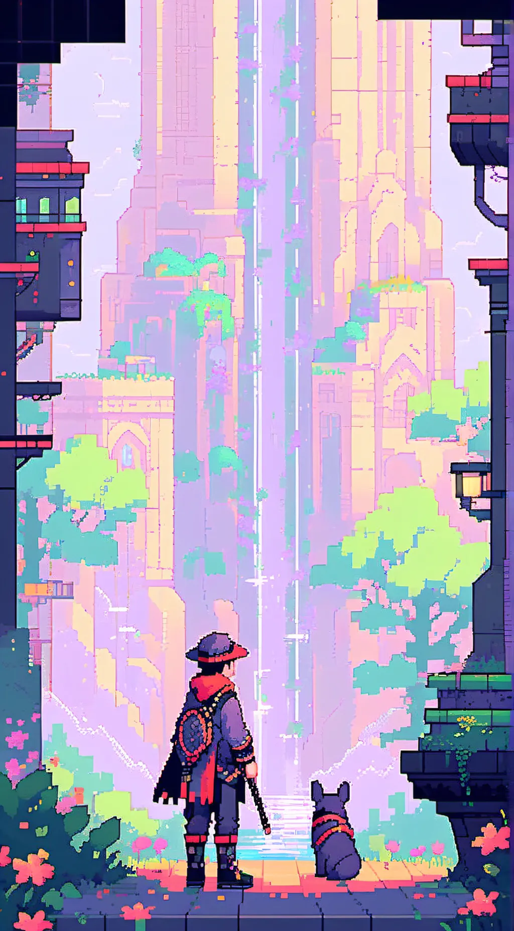 ai character: POKEMON JOURNEYS.  background