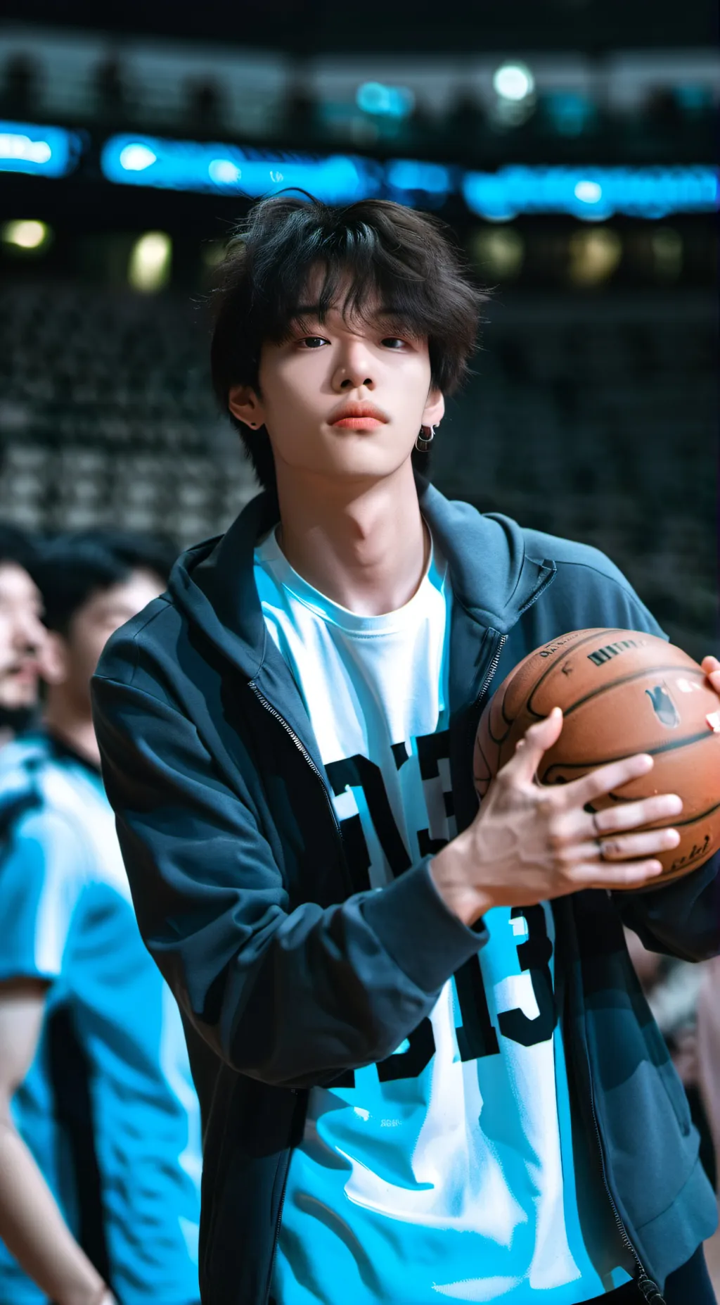 ai character: Chris  background