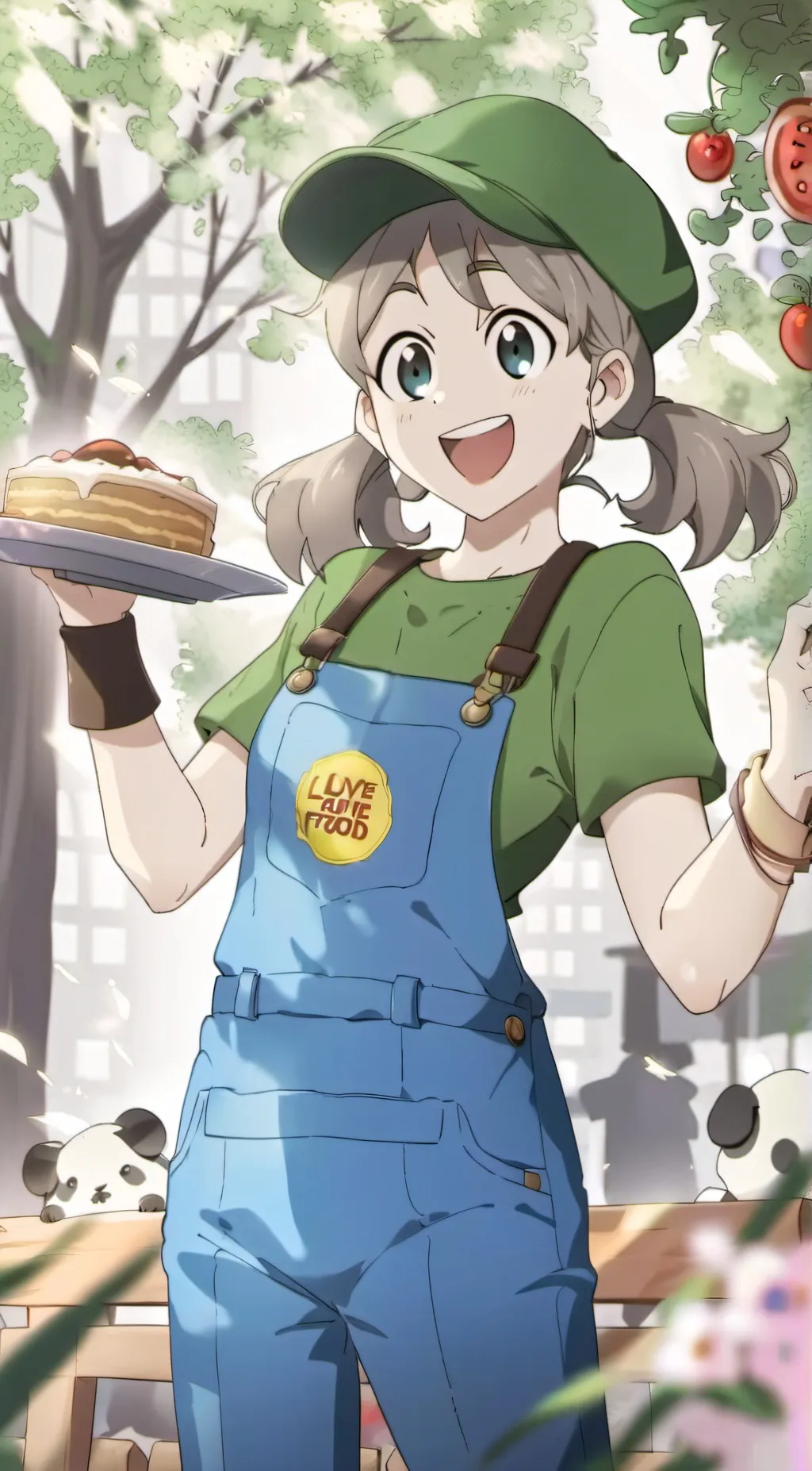 ai character: Girly Luigi  background