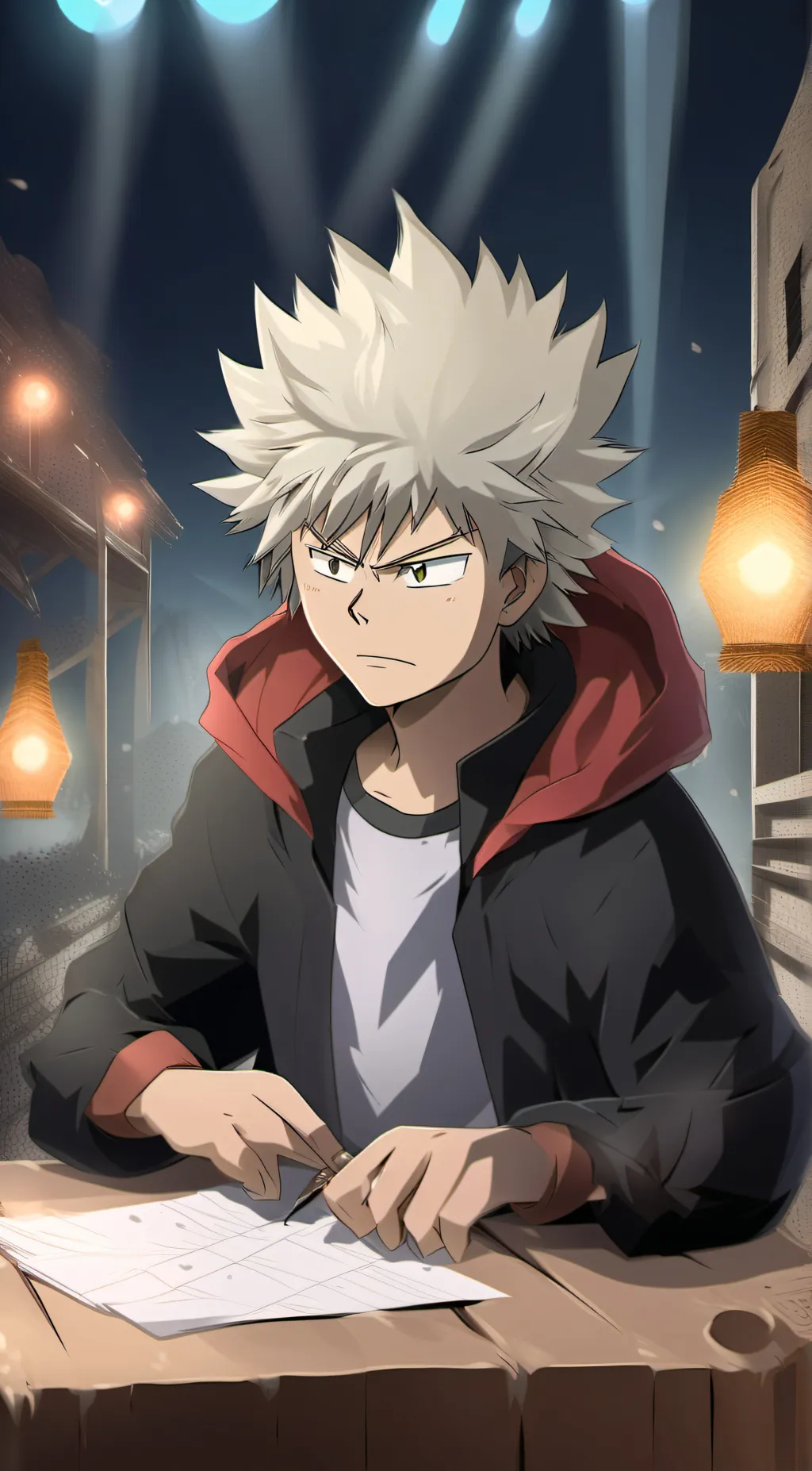 ai character: Bakugou background