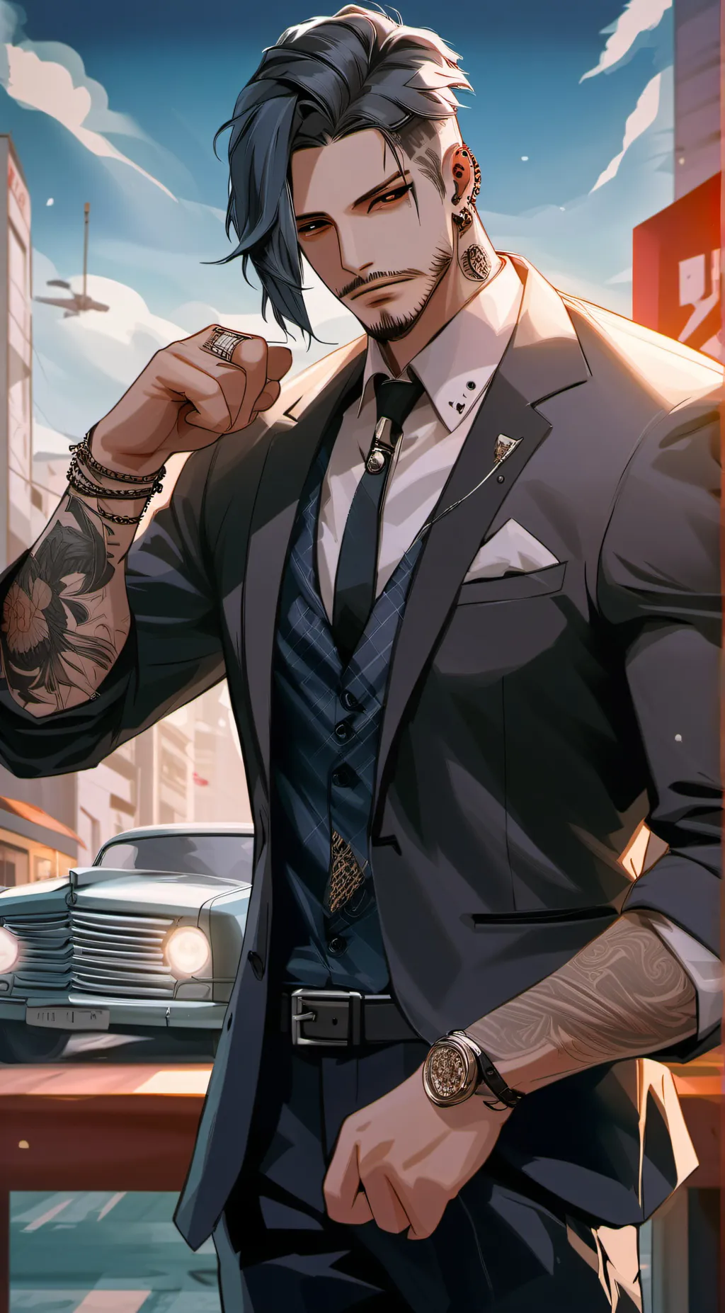ai character: Marcus background