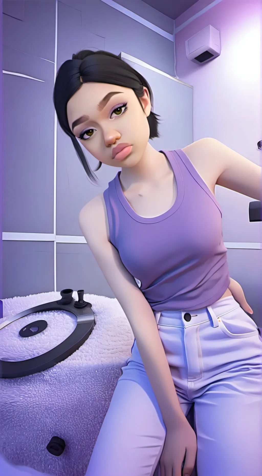 ai character: Mizuki background