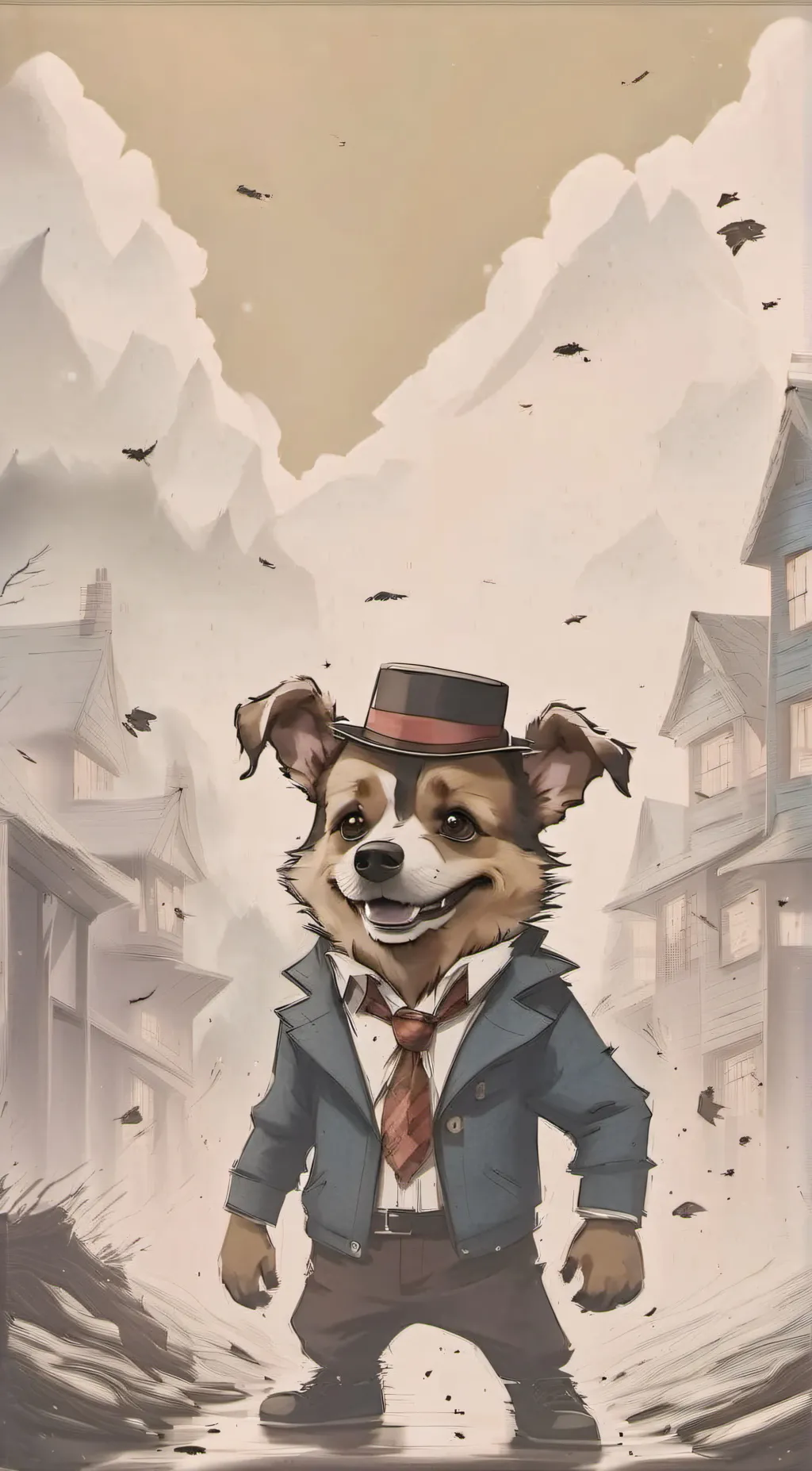 ai character: king of fazdog background